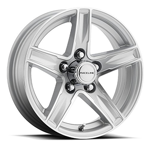 15x5 Stylus 810 Aluminum Trailer Wheel 5x4.50 Bolt Pattern by Allied Wheel-Raceline - Durable Alloy Rim for Utility Trailers, Boat Trailers & Campers