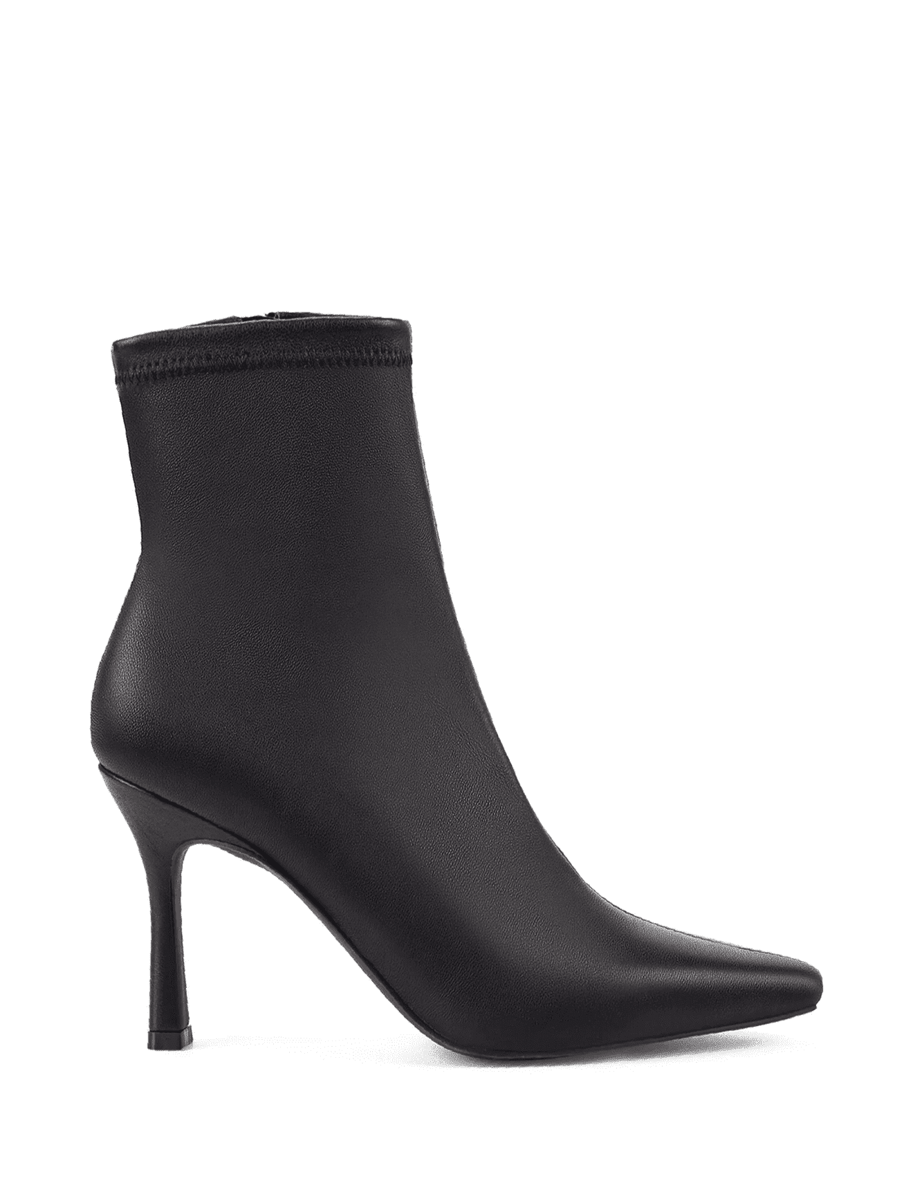 Dillon Women's Black Stretch Leather Ankle Boots - Comfortable & Stylish for Work, Casual Outfits & Evening Wear