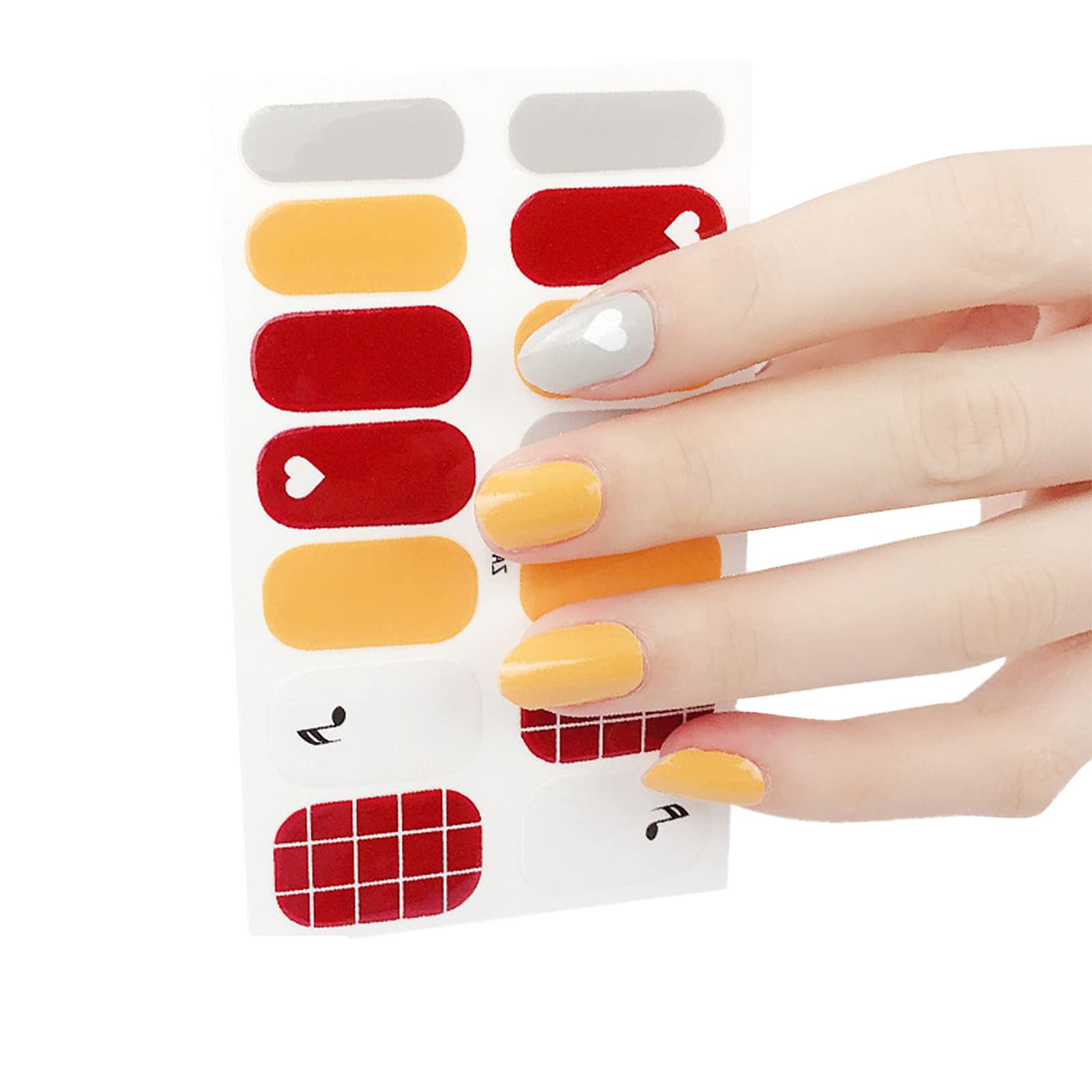 Professional DIY Nail Extension Kit for Women & Girls - Press on Fake Nails with Full Wrap Stickers, Ballerina Designs & Polish Strips | At-Home Nail Art, Parties, Weddings & Special Occasions (Size F, One Size)