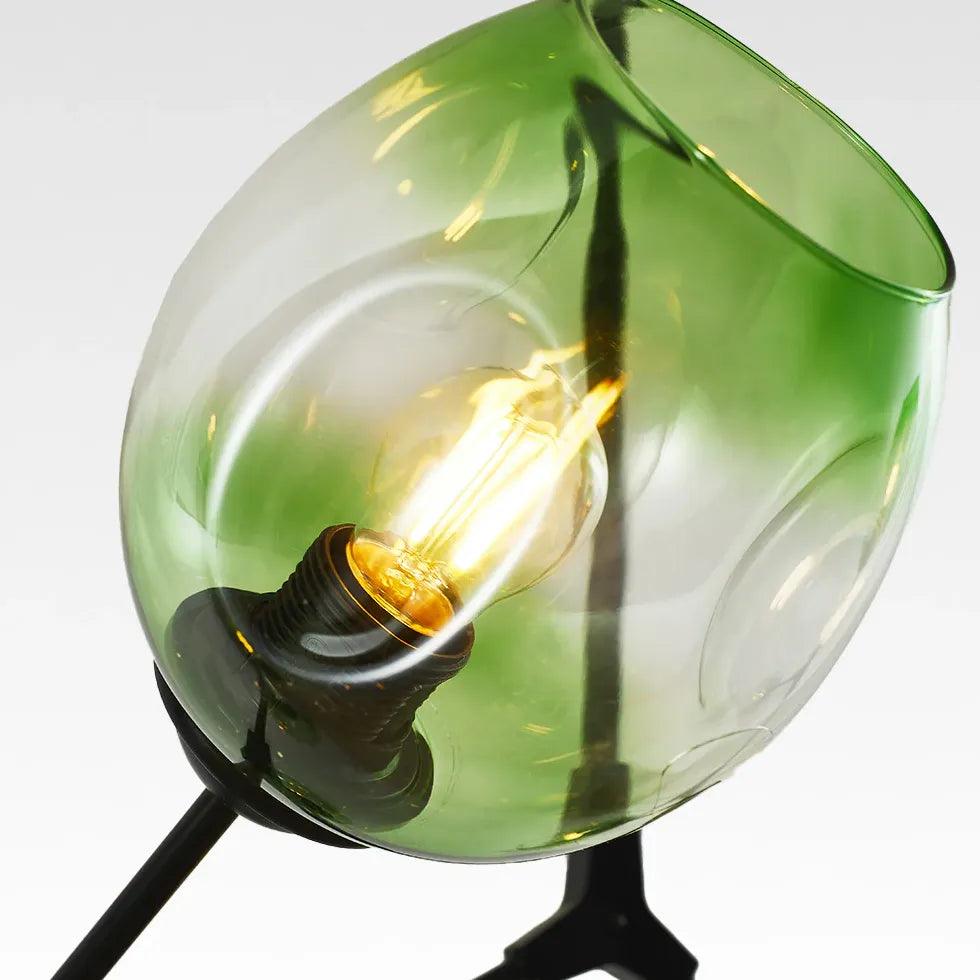 Modern Minimalist Transparent Glass Ball Chandelier - Elegant Ceiling Light Fixture for Living Room, Dining Room, and Bedroom Decor