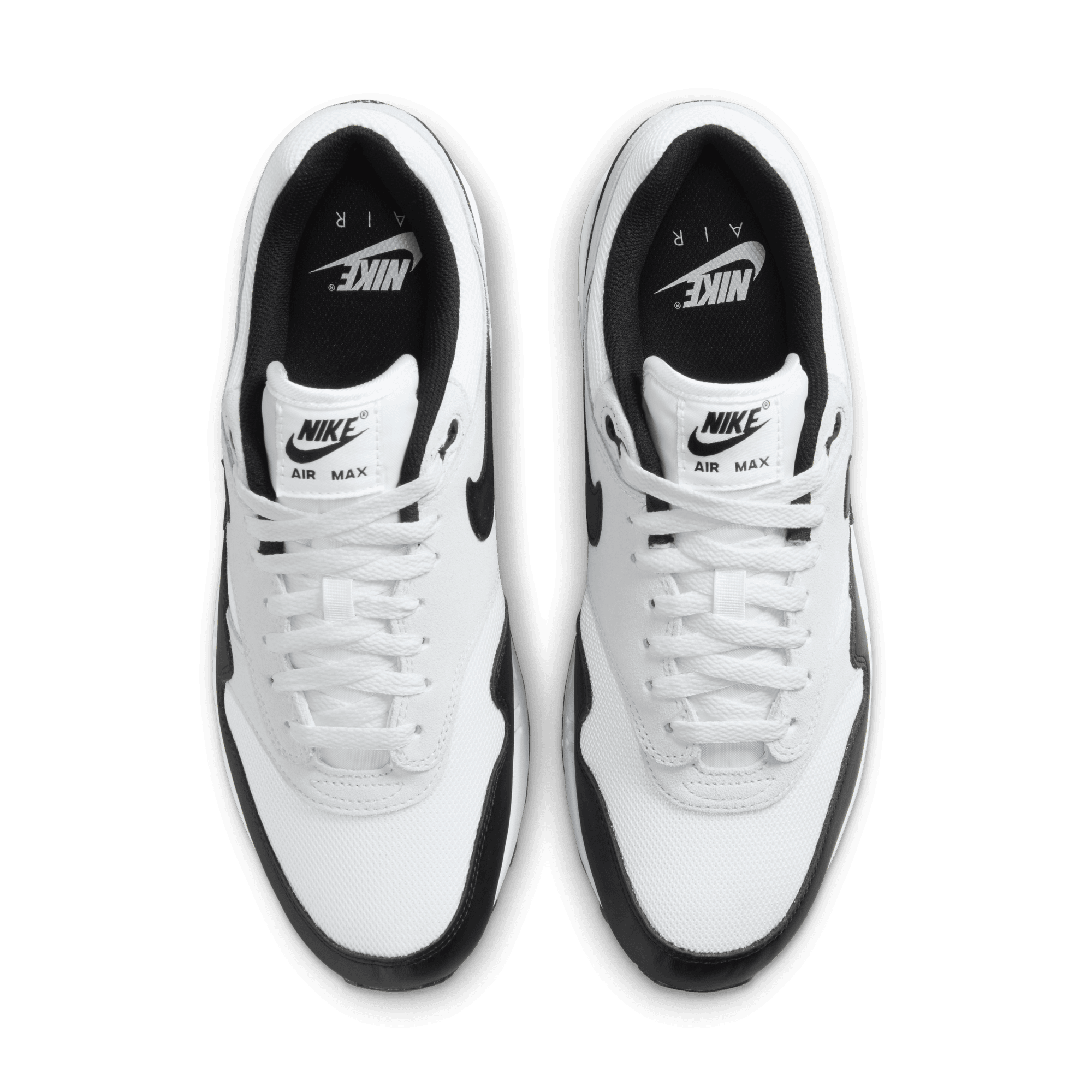 Nike Air Max 1 Essential Sneakers - White/Black/Pure Platinum for Men & Women | Comfortable Running Shoes for Gym, Workout & Casual Wear