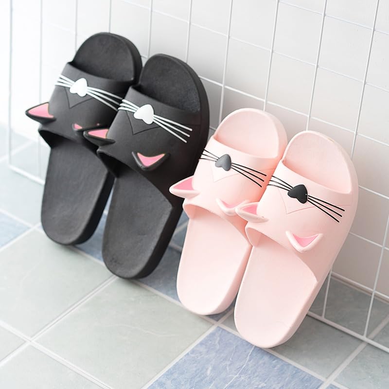 AioTio Women's Lightweight Non-Slip Indoor/Outdoor Slippers - Comfortable Bathroom House Shoes for Home, Spa, Yoga & Travel