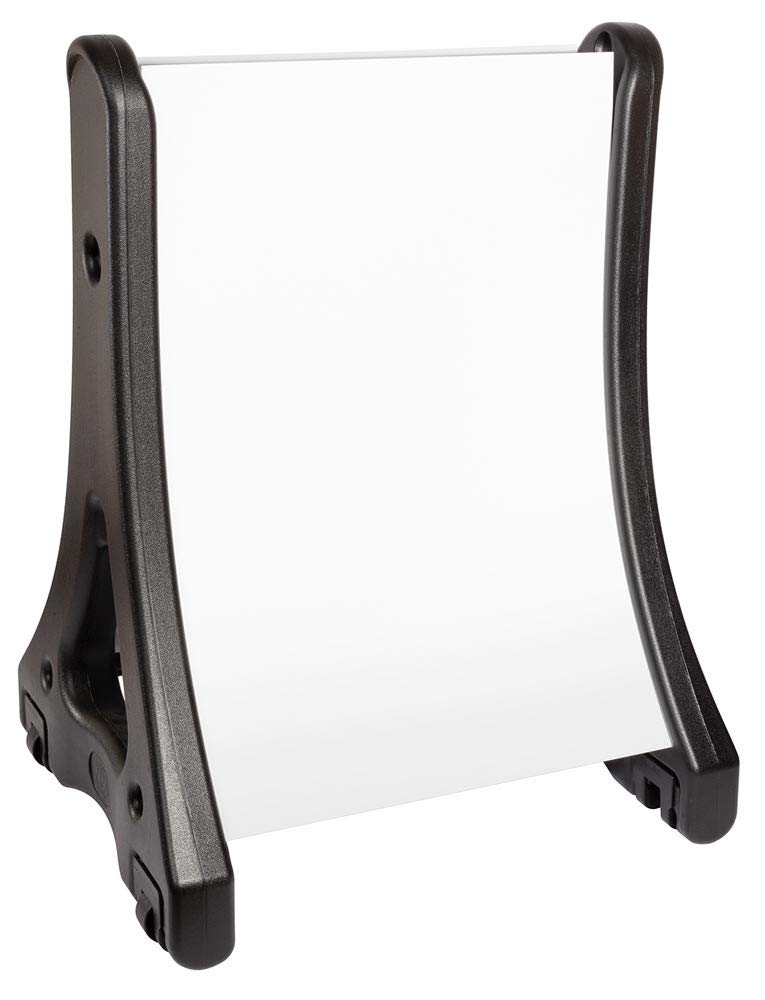 QLA Uni-Leg Sidewalk Sign Holder - Durable A-Frame Sign Stand for Outdoor Advertising, Business Promotion & Retail Displays - Perfect for Sidewalk Sales, Restaurant Menus & Storefront Signage