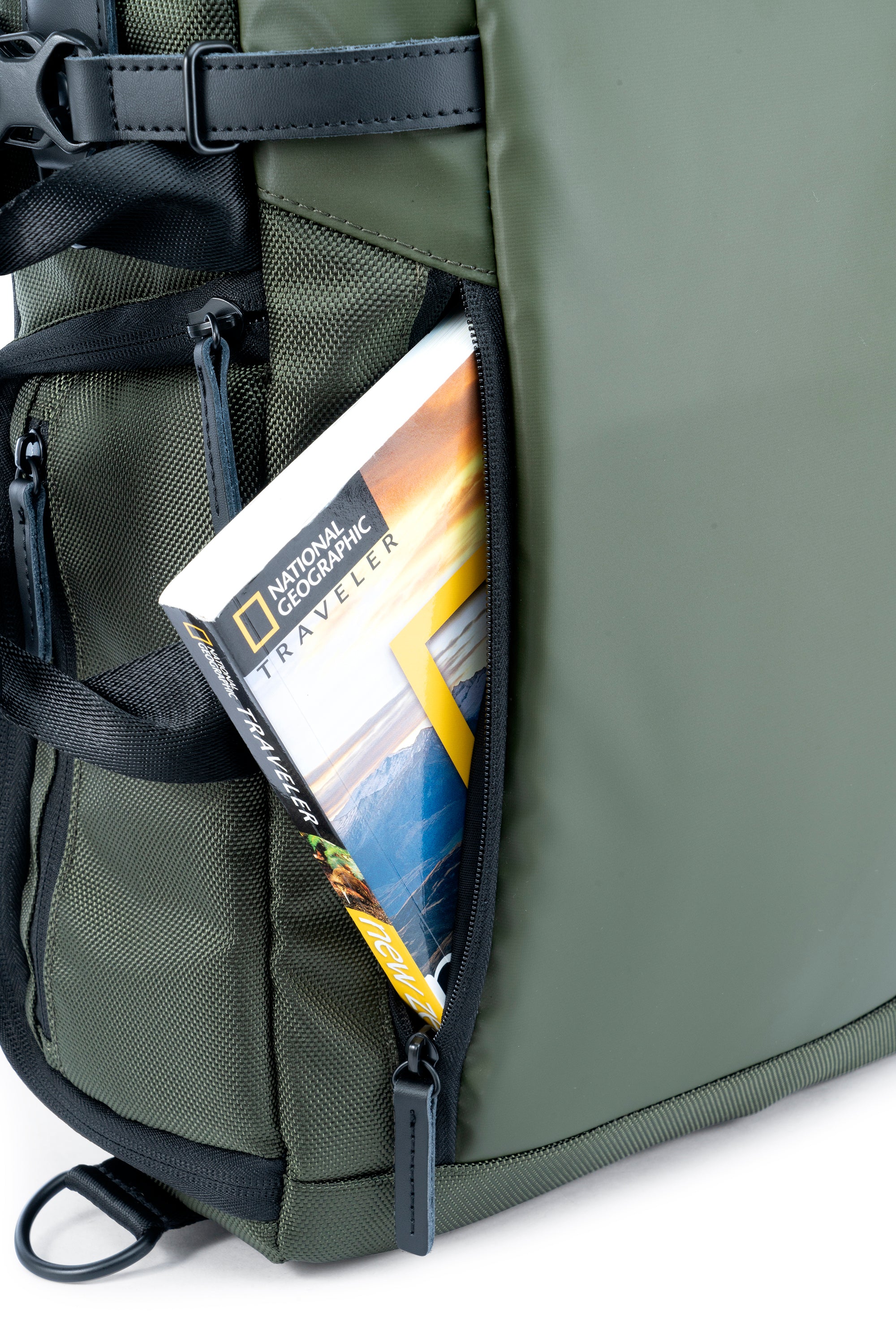 VEO SELECT 45L Waterproof Hiking Backpack Green - Lightweight Travel Backpack for Outdoor Camping, Trekking & Daily Commute