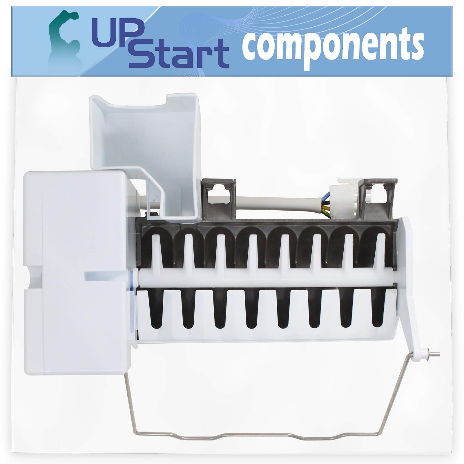 5303918344 Refrigerator Ice Maker Replacement - Compatible with Part Numbers 7241709801, 241696501, 241627701 | Universal Icemaker Replacement for Home Kitchen Appliances | Perfect for Refrigerator Repair and Maintenance