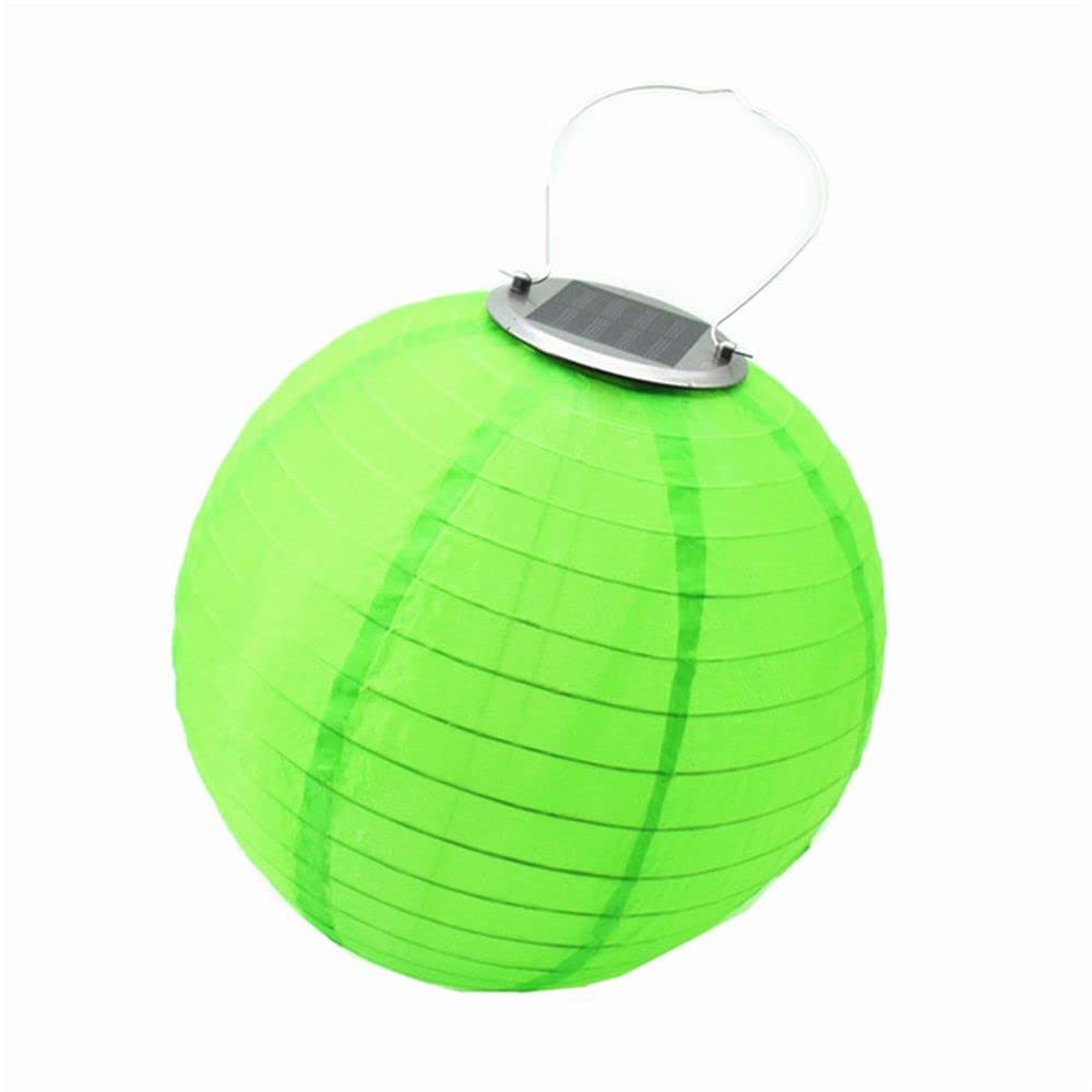 BAUT Solar Hanging Lantern - Waterproof Outdoor Party Lights for Wedding, Garden, Festival & Mid-Autumn Decor - Green Solar Powered LED Lighting for Patio, Backyard & Special Events