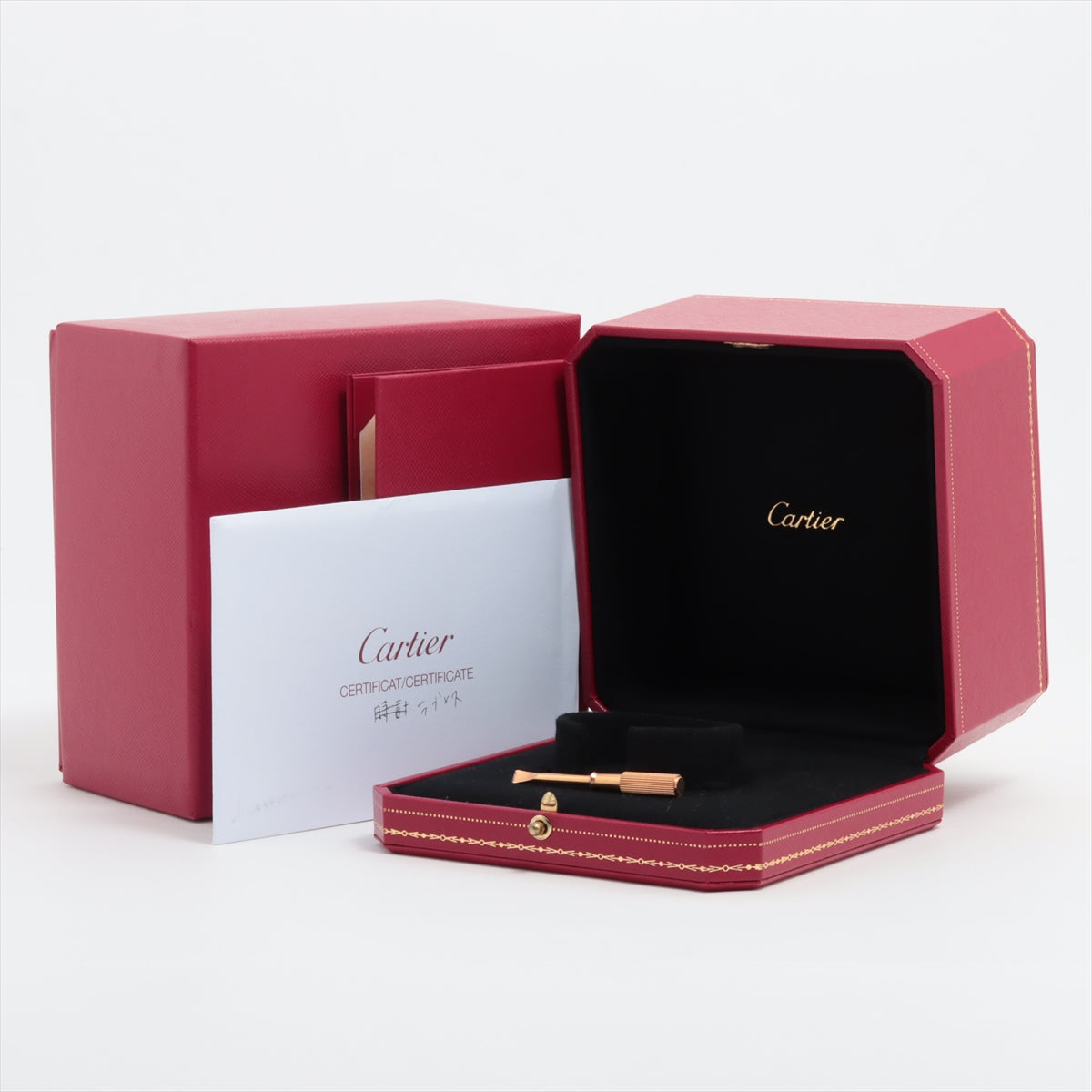 Cartier Love Bracelet 17 in Pink Gold with Half Diamond Accents - Perfect for Gifting & Special Occasions