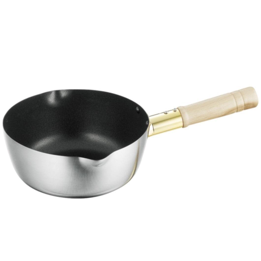 Premium Akagawa Yukihira Stainless Steel Deep Frying Pan 20cm (8 Inch) - Professional Kitchen Cookware for Sautéing, Frying & Stir-Frying - Ideal for Home Chefs & Restaurants