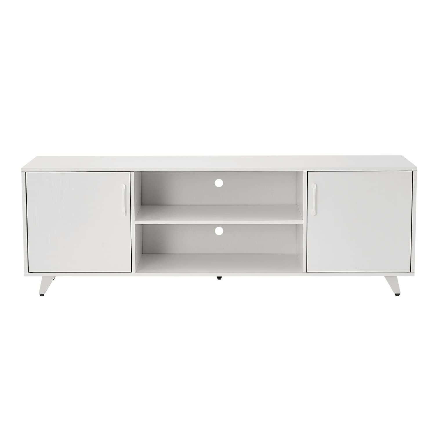 Modern TV Stand with 2 Doors & Shelves - Panana 63