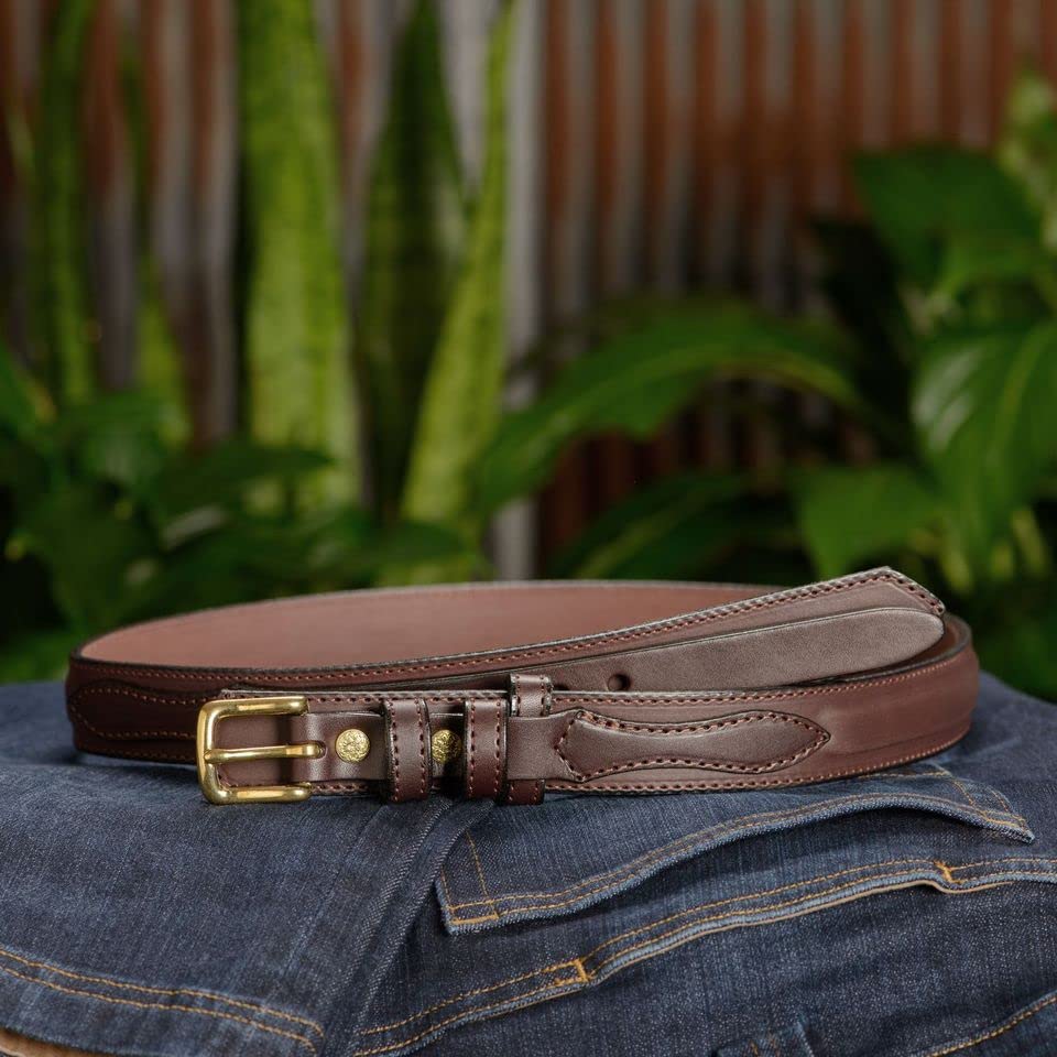 Premium Bullhide Leather Belt for Men - 1.25