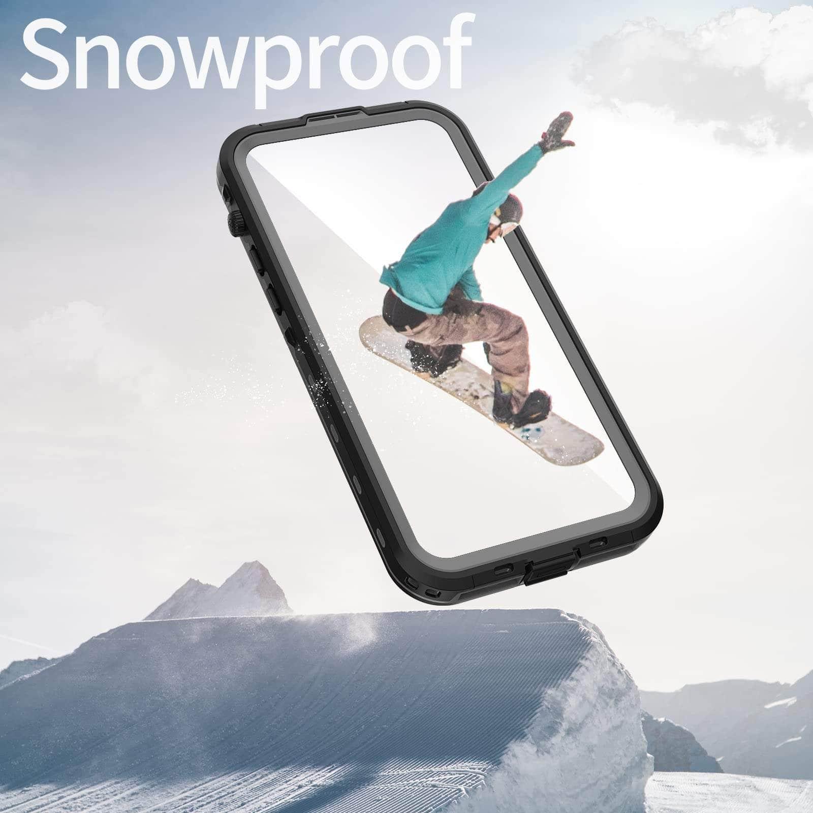 iPhone 15 Pro Max Case - IP68 Waterproof Full Body Protection - Shockproof & Dustproof Phone Cover for Outdoor, Swimming & Extreme Sports