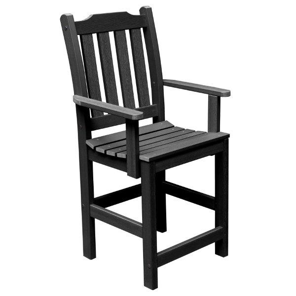 Lehigh Counter Height Outdoor Armchair - Patio Bar Stool with Weather-Resistant Design for Backyard, Deck, and Poolside Use
