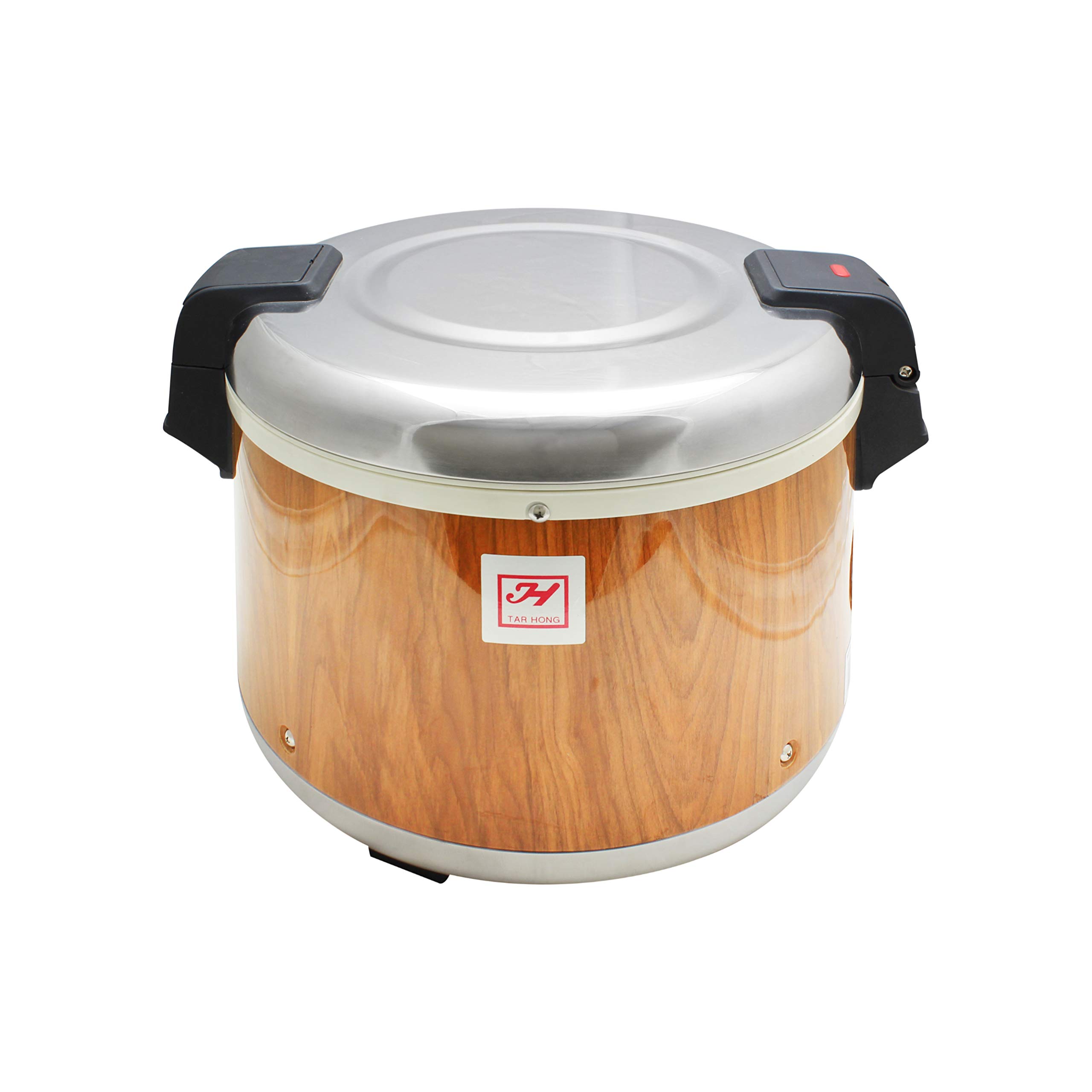 30 Cup / 60 Bowl Electric Commercial Rice Warmer with Wood Grain Design - Perfect for Restaurants, Catering & Buffets (Not a Rice Cooker) - Keep Rice Warm for Hours at Events, Parties & Large Gatherings