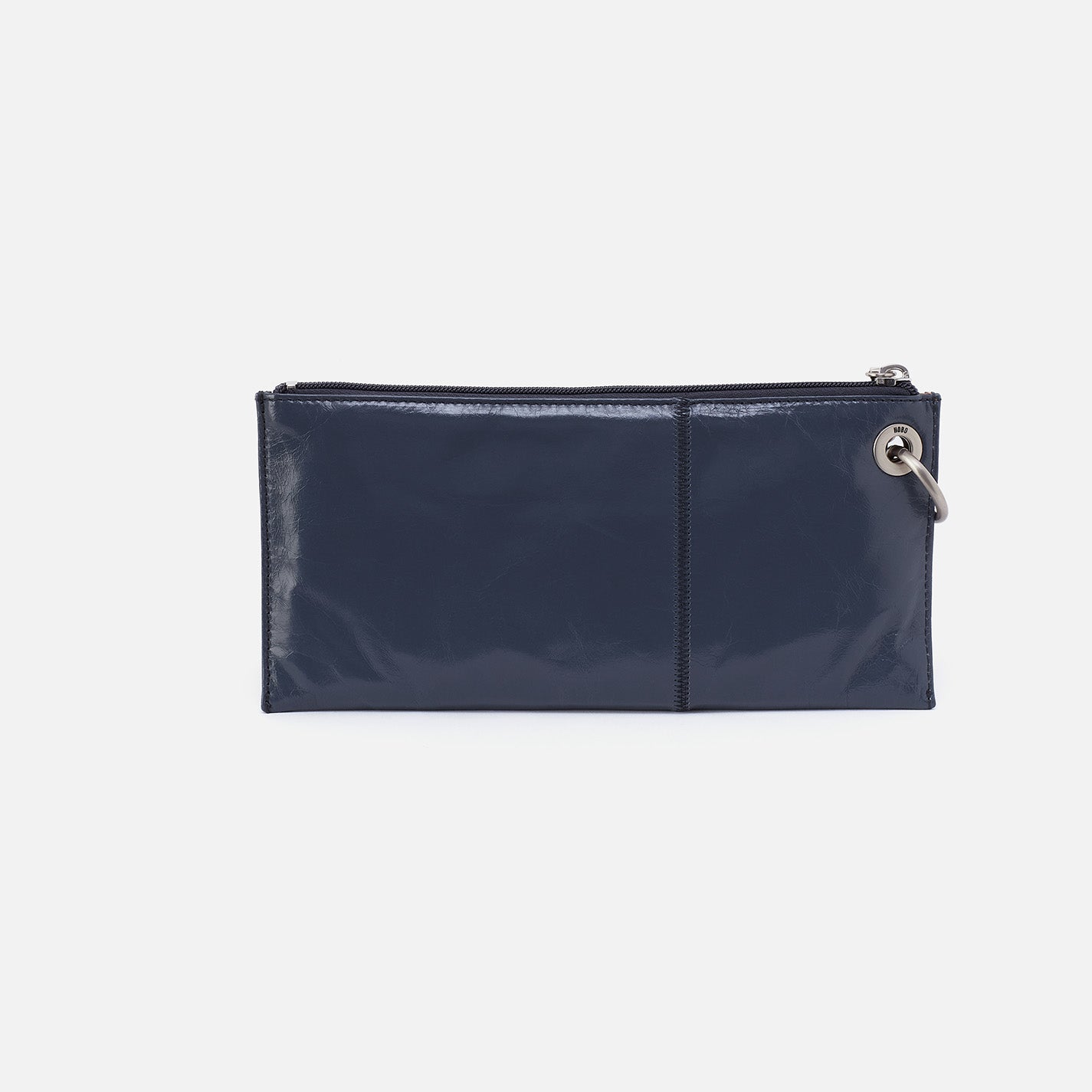 Vida Polished Leather Wristlet - Blue Stone Crossbody Clutch for Women | Perfect for Evening Parties, Weddings & Date Nights