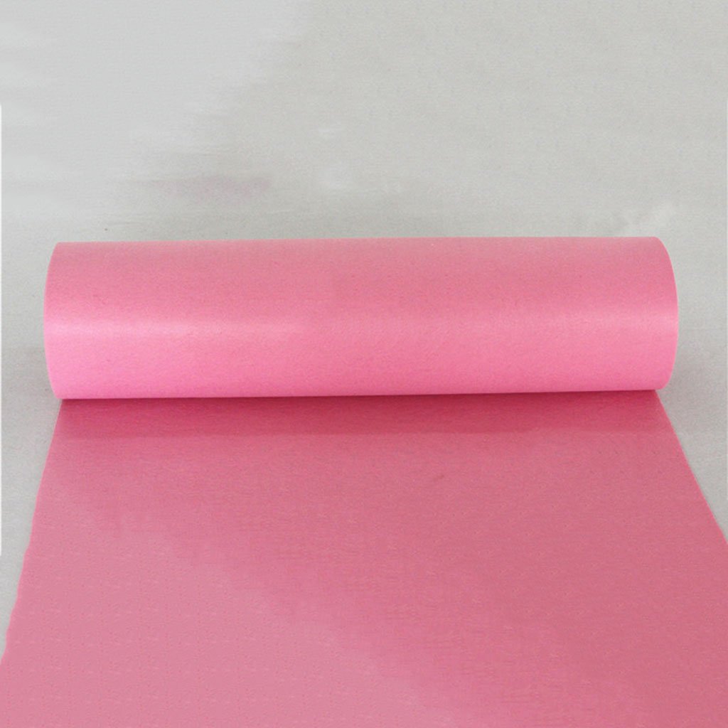 Pink Disposable Carpet Rug for Wedding, Home Decor, Stage Flooring - 85x350cm (33x138 inches) | Perfect for Events, Parties, and Photo Backdrops