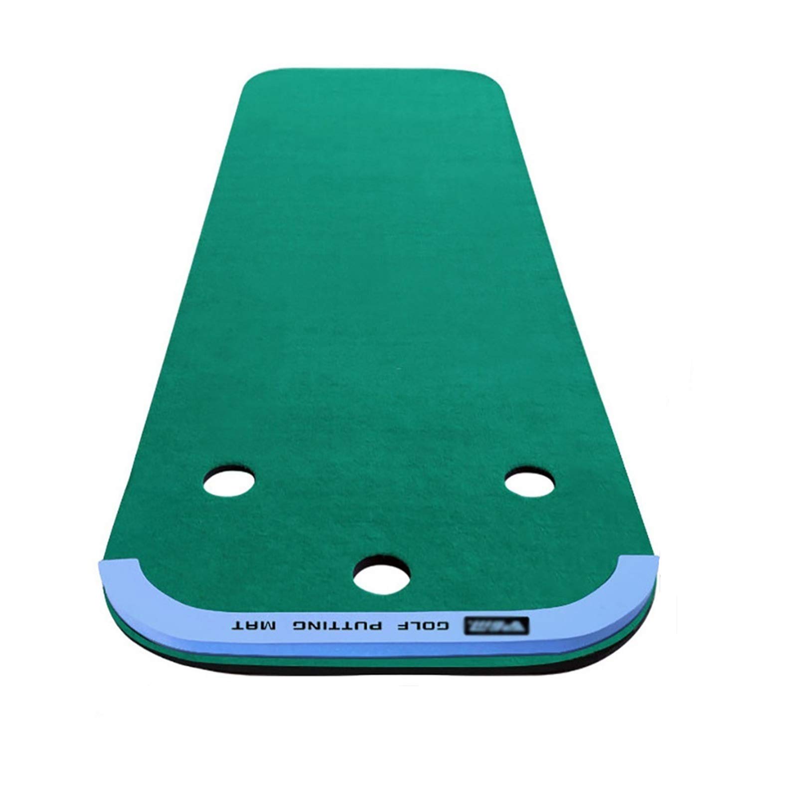 Bowltoo Golf Putting Mat - Indoor/Outdoor Portable Golf Practice Green with Putter - Perfect for Home, Office & Backyard Training