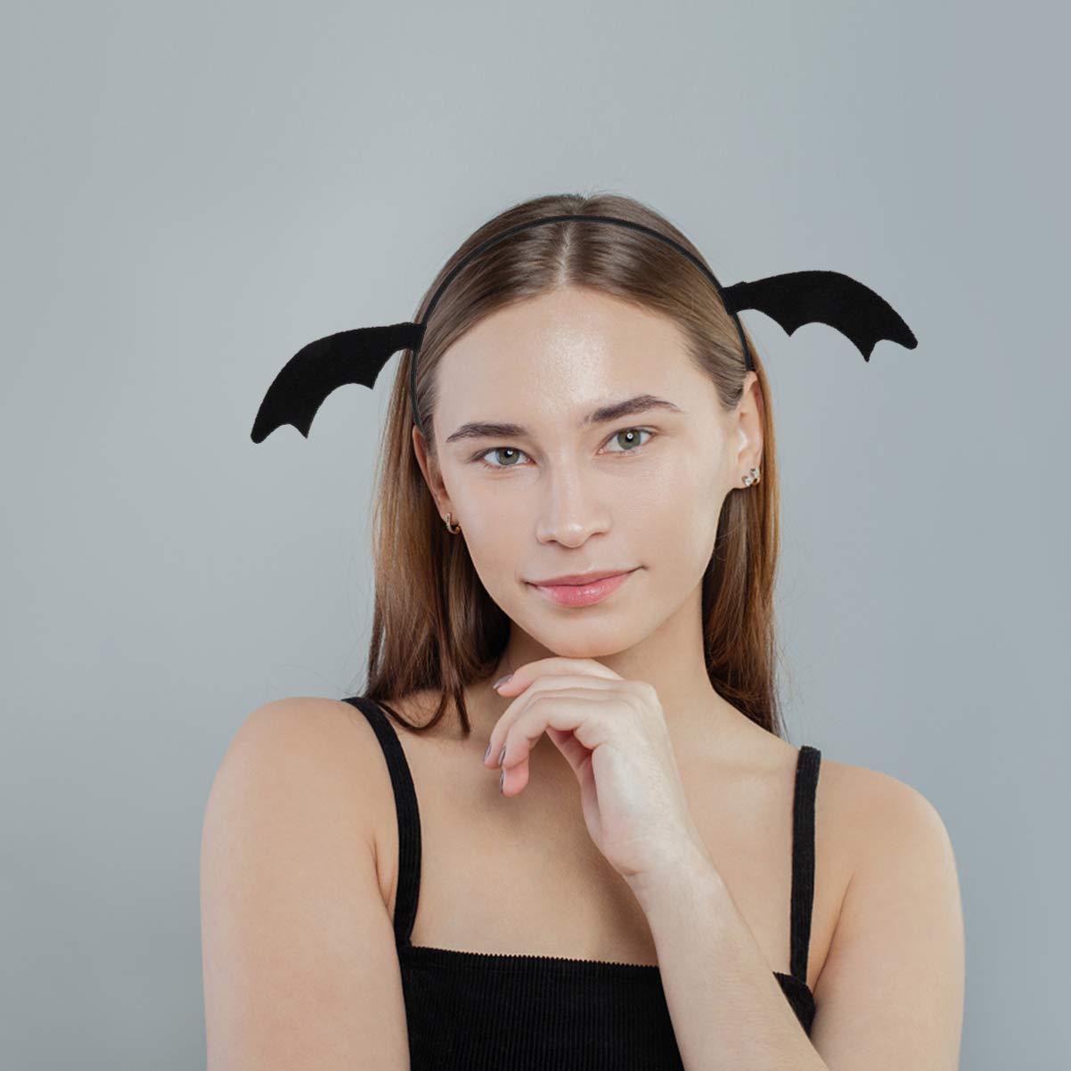 Beaupretty 2-Piece Halloween Headband Set - Devil Horns & Angel Wings Hair Accessories for Women & Girls | Cute Cartoon Costume Headpieces for Halloween Parties, Cosplay & Dress-Up