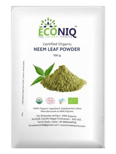 Organic Neem Powder for Face Pack - 100% Pure & Natural Neem Leaf Powder for Acne, Pimples & Skin Care | Anti-Bacterial, Anti-Fungal Treatment | 100g (Pack of 3) | Perfect for DIY Face Masks, Hair Care & Natural Remedies
