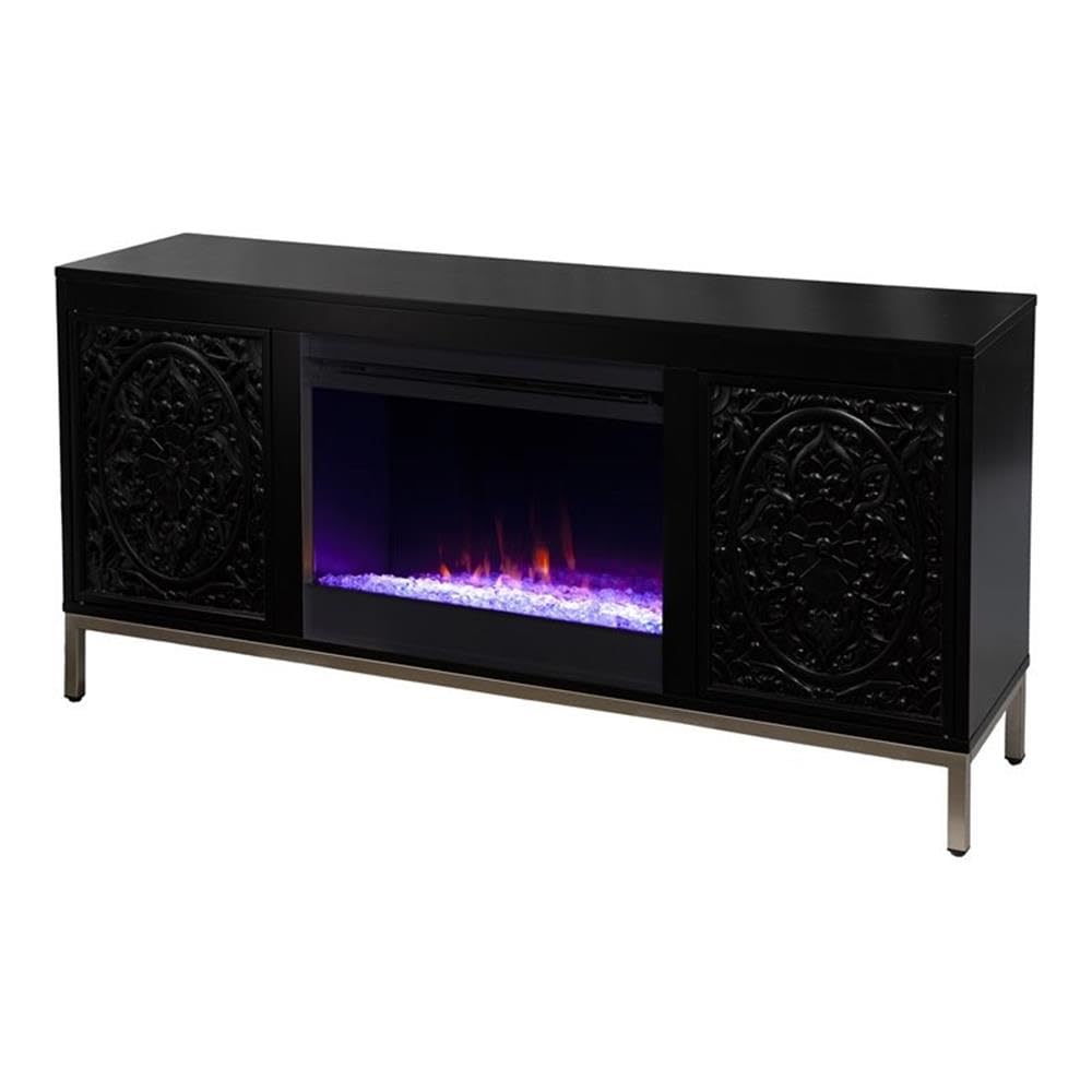 SEI Furniture Winsterly Electric Fireplace - Modern Multi-Functional Heating Solution for Living Room, Bedroom & Office - Perfect for Winter Warmth & Cozy Ambiance