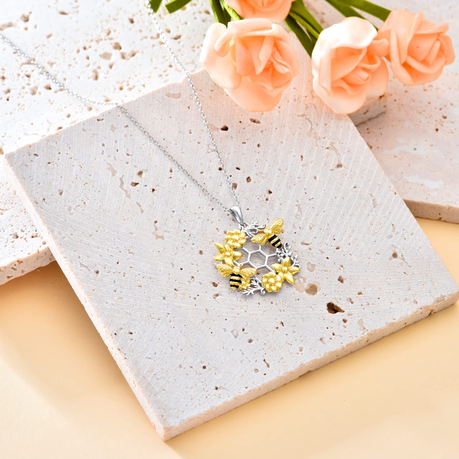 925 Sterling Silver Animal Mother Daughter Necklace - Cute Matching Jewelry Gift Set for Women, Mom & Grandma | Perfect for Mother's Day, Birthday & Anniversary Gifts