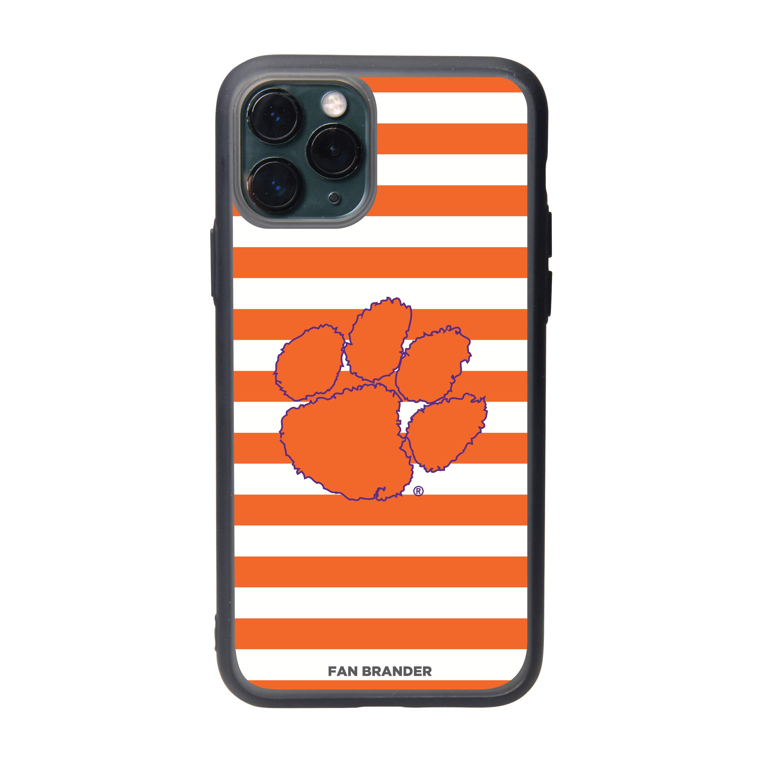 NCAA Fan Brander Phone Case with Stripes Design - Durable Protective Cover for iPhone & Samsung - Perfect for Game Day & School Spirit