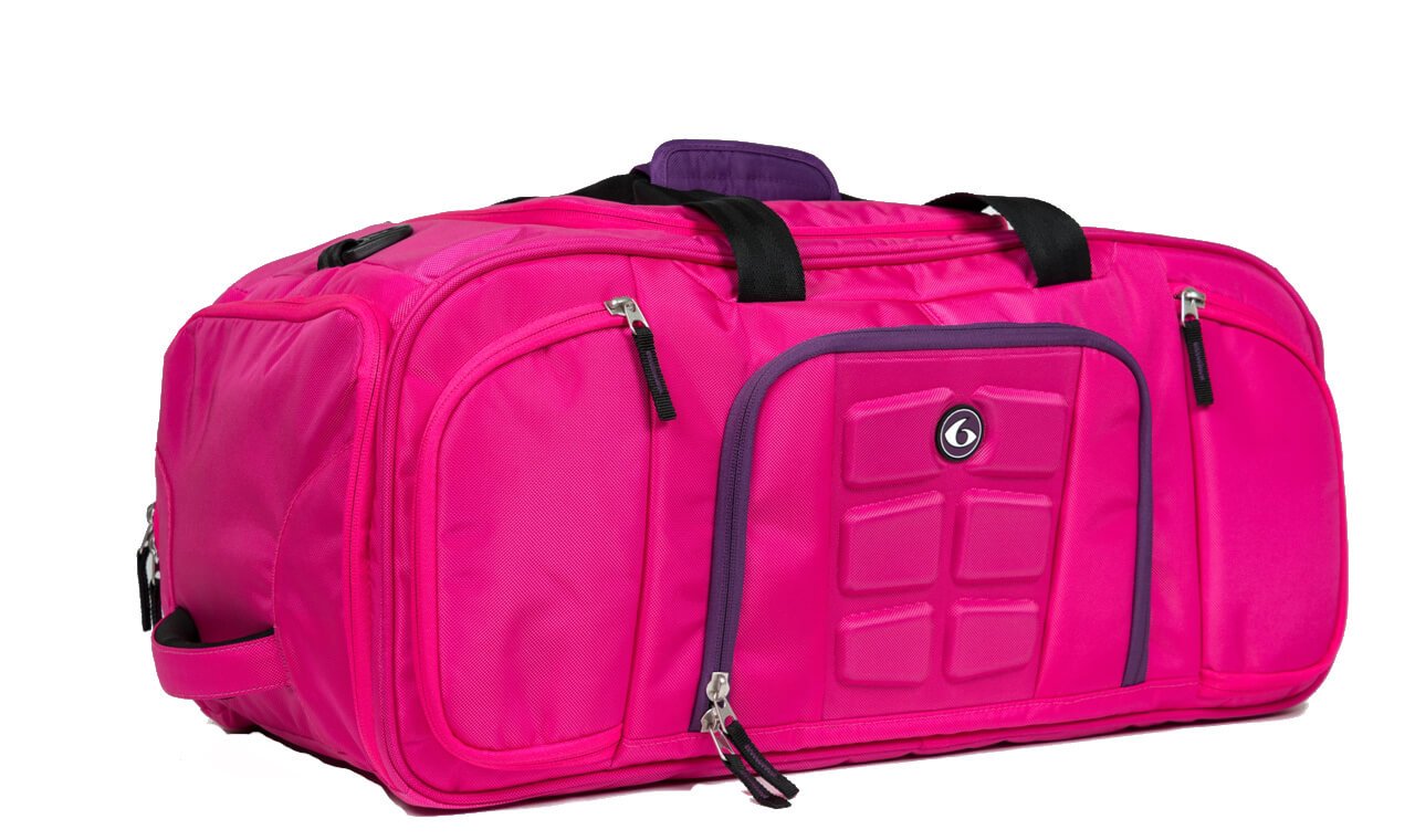6 Pack Fitness Beast Duffle Bag with Insulated Meal Management System - Gym Workout Bag for Men & Women - Perfect for Bodybuilding, Travel & Sports Gear Storage