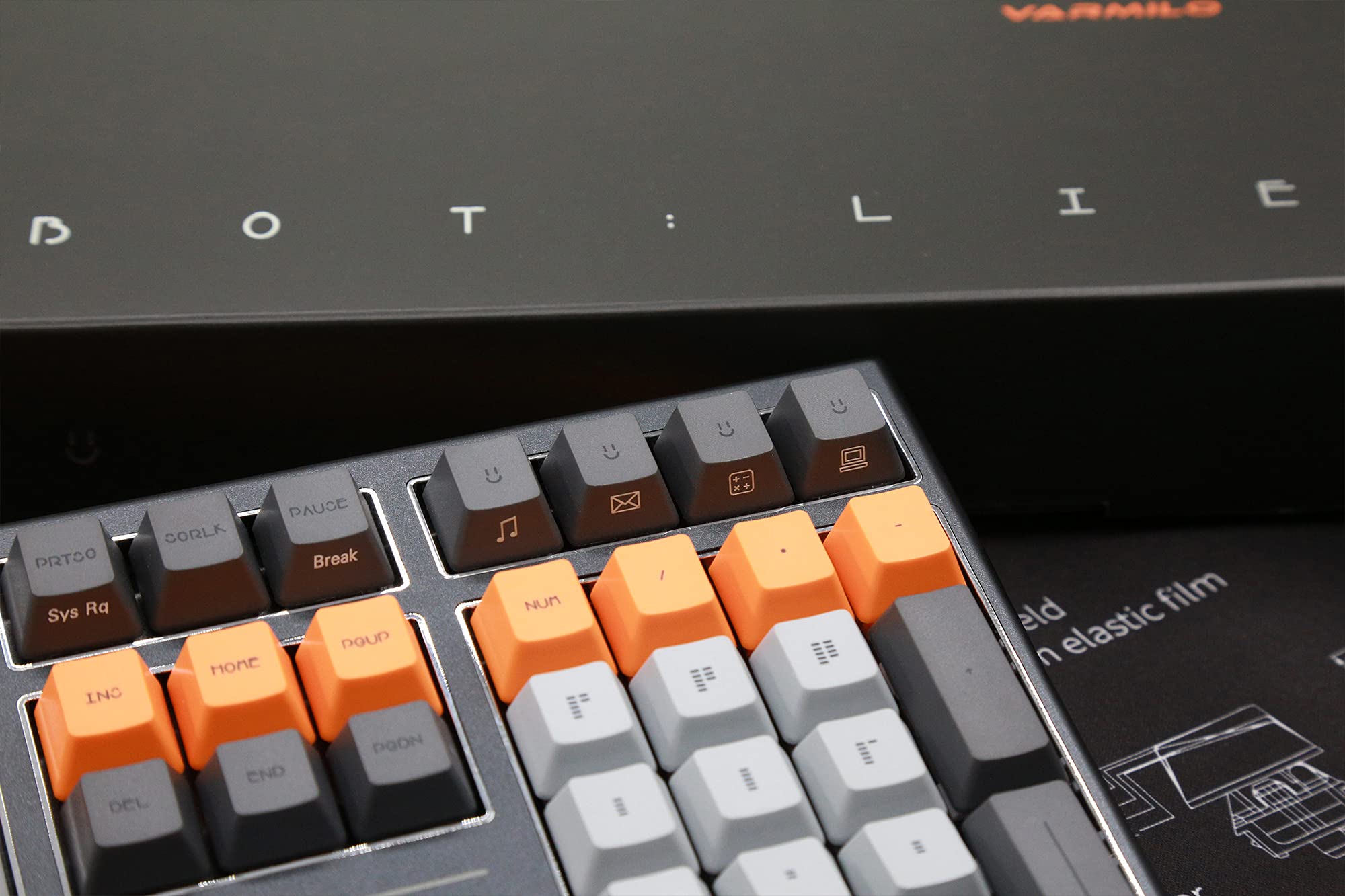Varmilo VBS108 Lure Bot: Dye-Sublimation PBT Bluetooth & Wireless Triple Mode Mechanical Keyboard with Cherry MX Brown Switches - Perfect for Gaming, Office & Typing Enthusiasts