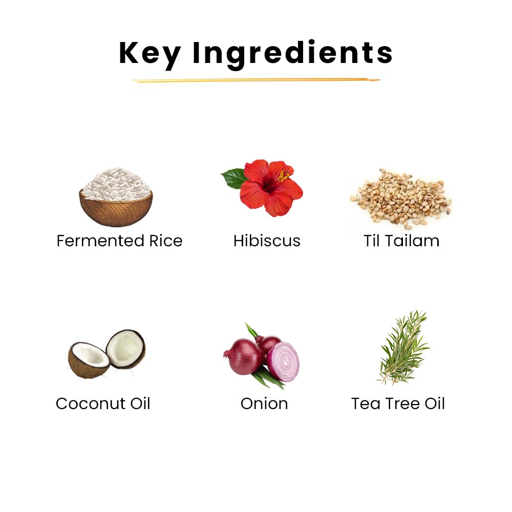 Tru Hair Rice & Coconut Milk Hair Oil - 110ml for Hair Growth & Shine | Natural Nourishing Treatment for Dry, Damaged Hair | Free Heater Included | Perfect for Daily Use & Salon Treatments