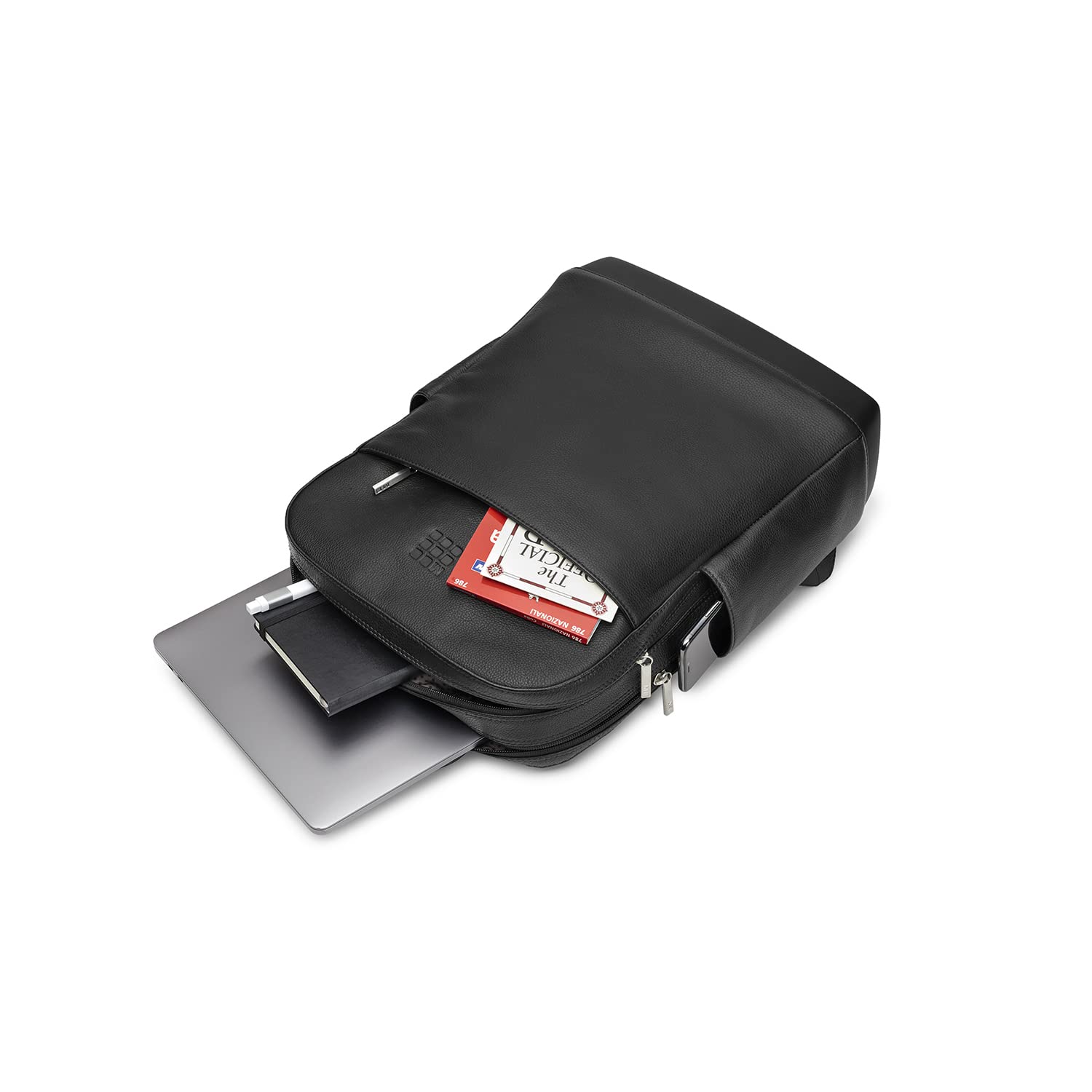Moleskine Classic Pro Leather Backpack - Professional Office Laptop Backpack for 15
