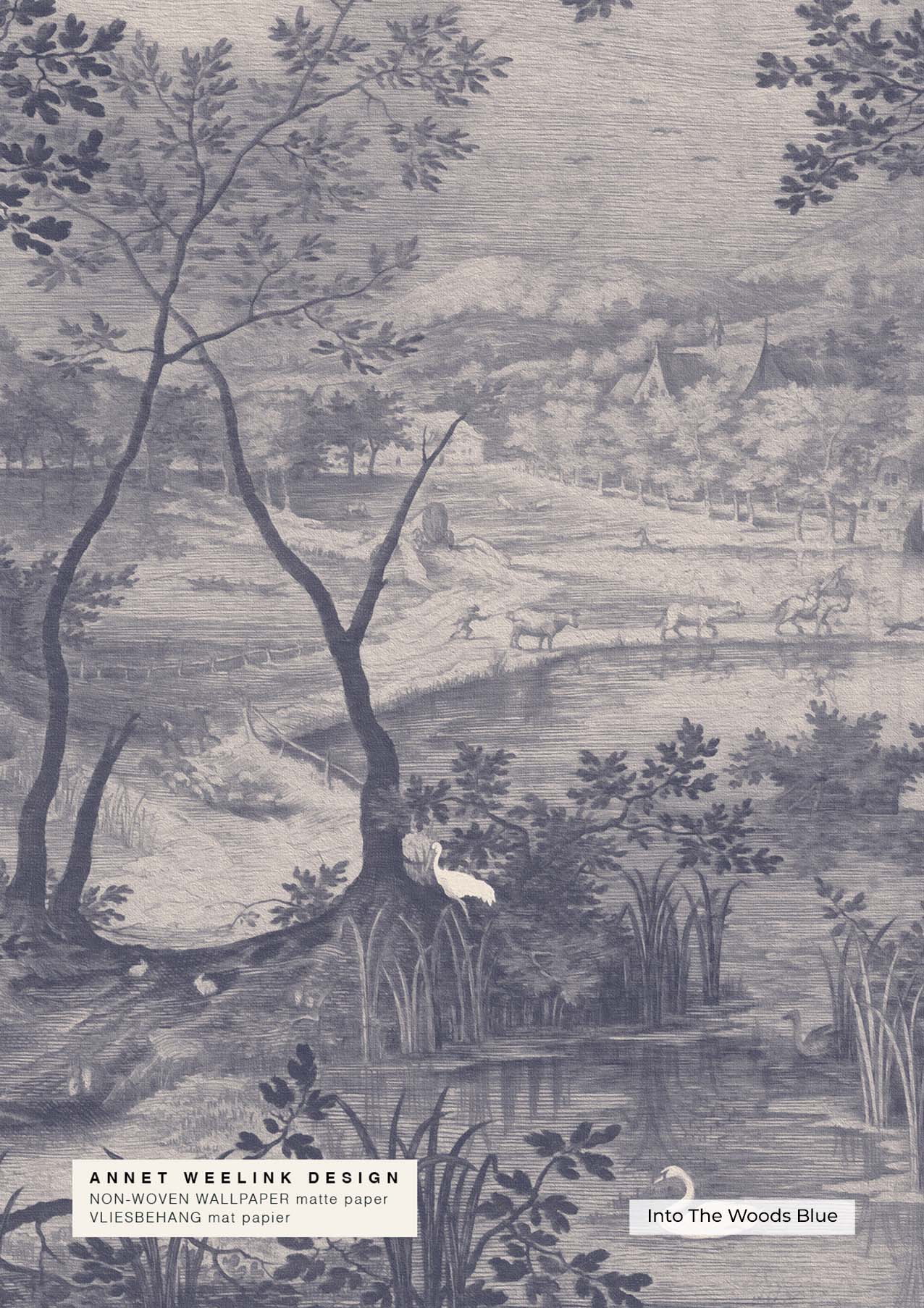 Into the Woods Wallpaper Sample - Premium Peel & Stick Wallpaper for Home Decor - Perfect for Living Room, Bedroom, and Nursery Renovation
