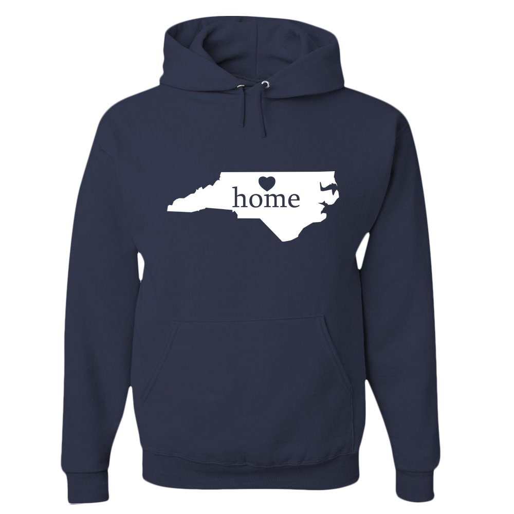 North Carolina Hoodie - Cozy Pullover Sweatshirt for Men & Women (Black, Small) | Perfect for Casual Wear, Travel & Home Comfort