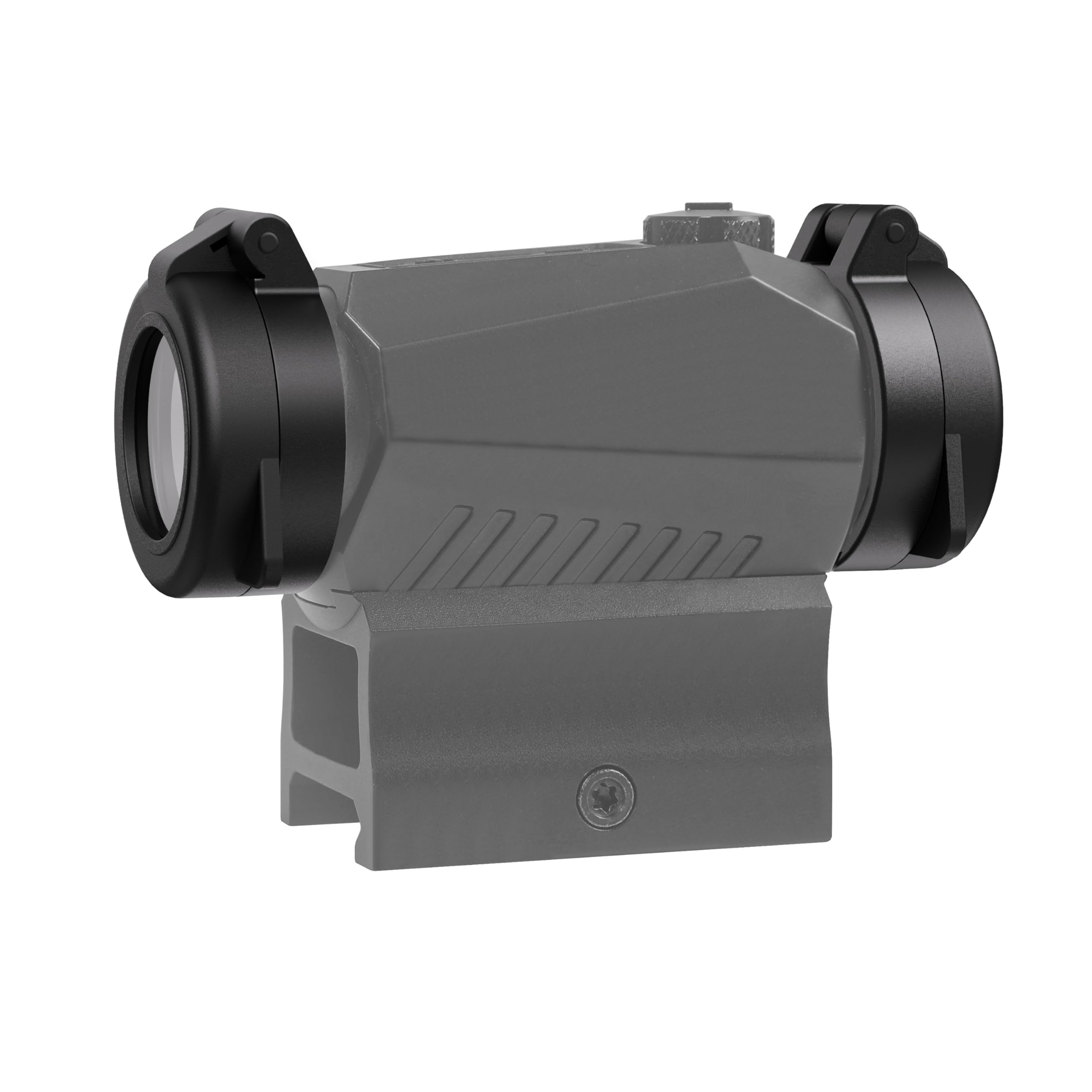 Flip-Up Transparent Red Dot Lens Cover 1x20mm - Compatible with Romeo5 & 28mm OD Red Dot Sights - Durable Optics Protection for Shooting, Hunting & Tactical Use