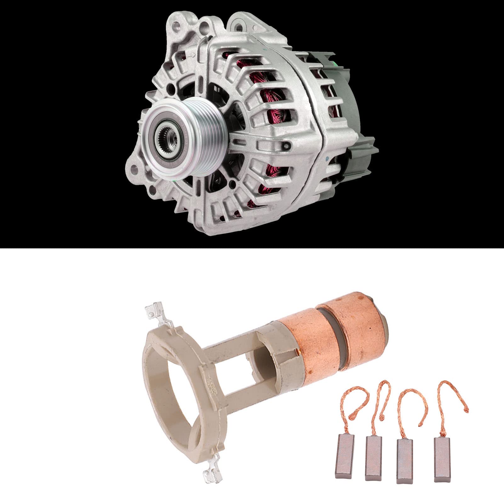 Valeo Alternator Slip Ring Brush Set - Replacement for Sprinter 230090, Generator Repair Kit - Durable Valeo Brushes for Alternators & Generators - Perfect for DIY Auto Repair, Fleet Maintenance, and Emergency Vehicle Fixes