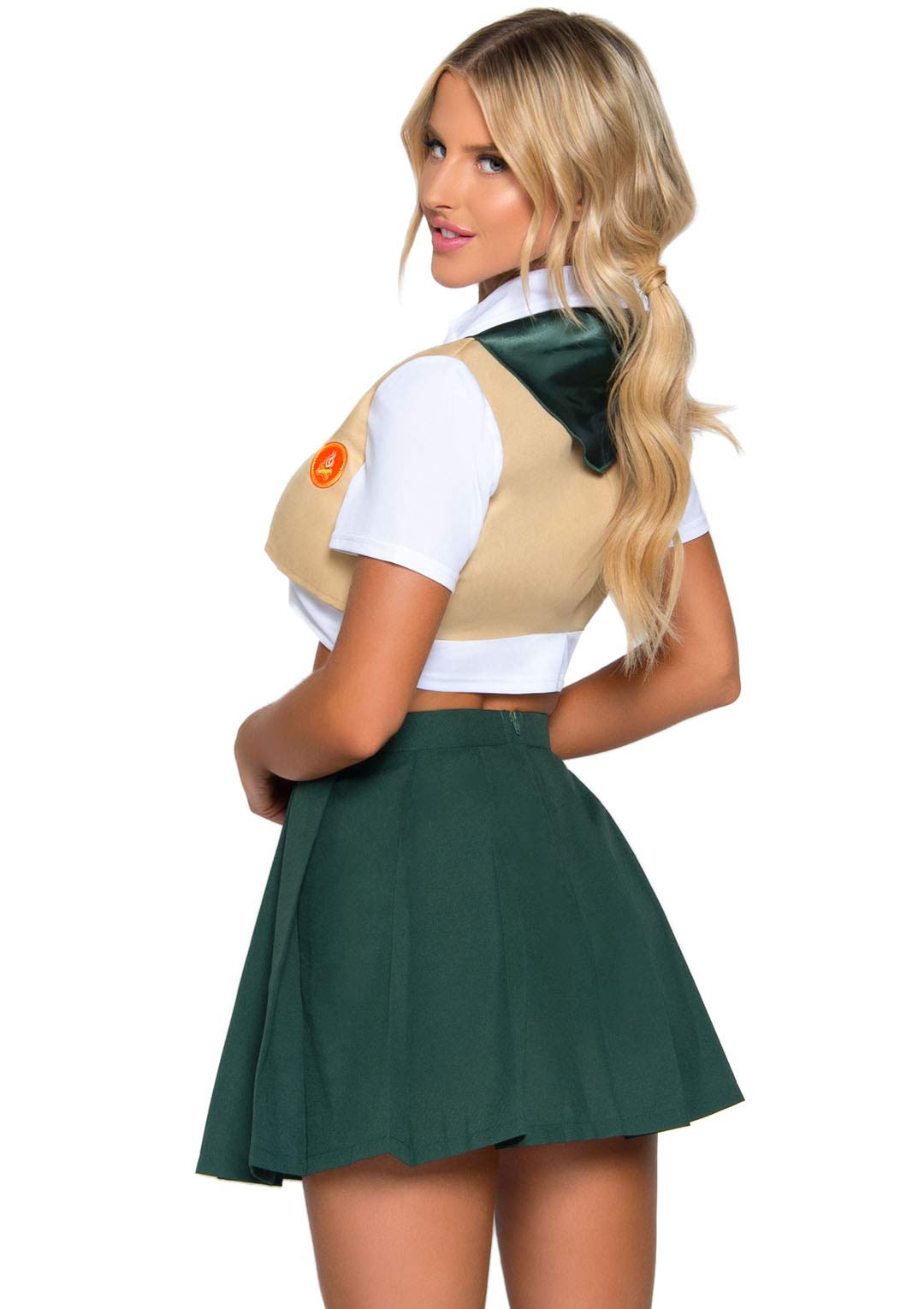 Leg Avenue Women's Sexy Scout Costume - Halloween Party Outfit, Cosplay Costume for Adults, Role Play Dress Up - Perfect for Halloween, Bachelorette Parties & Themed Events
