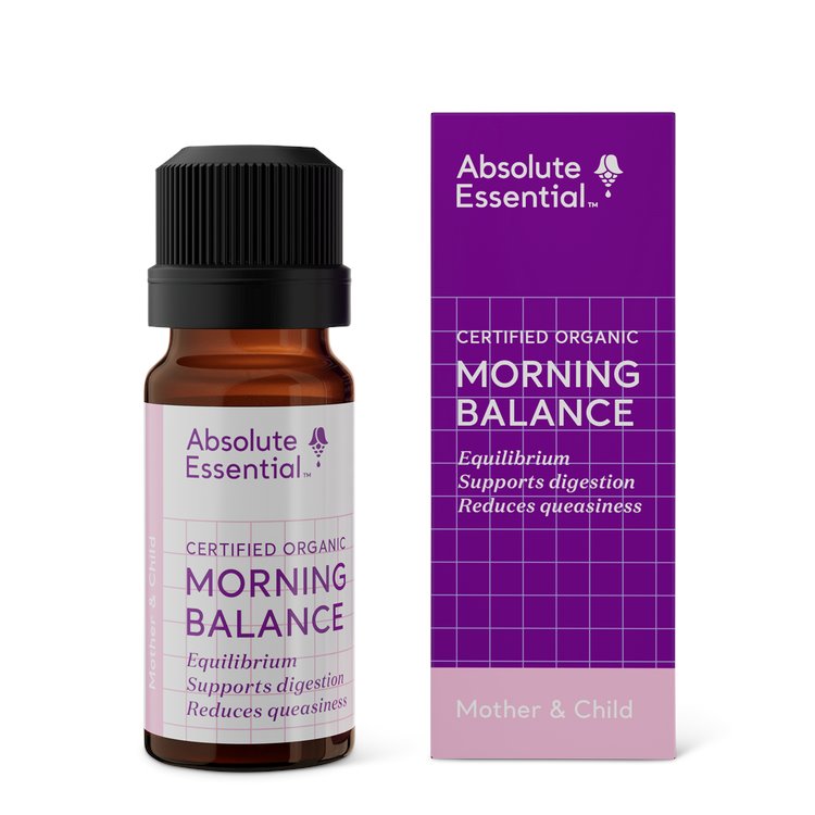 Absolute Essential Morning Balance Oil 10ml - Organic Aromatherapy Essential Oil for Stress Relief & Energy Boost - Perfect for Diffusers, Massage & Yoga Meditation