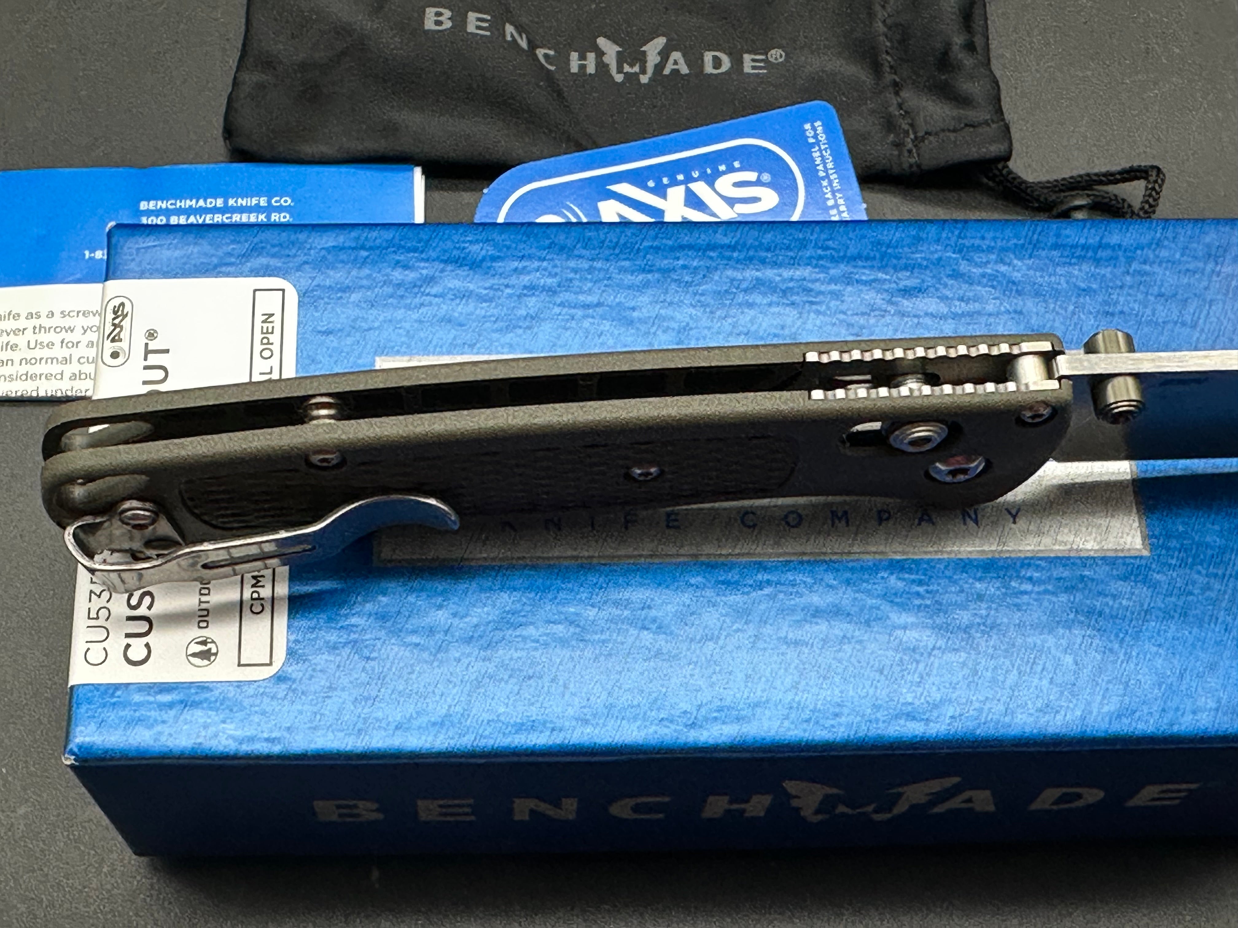 Benchmade Bugout Custom Knife - 3.24
