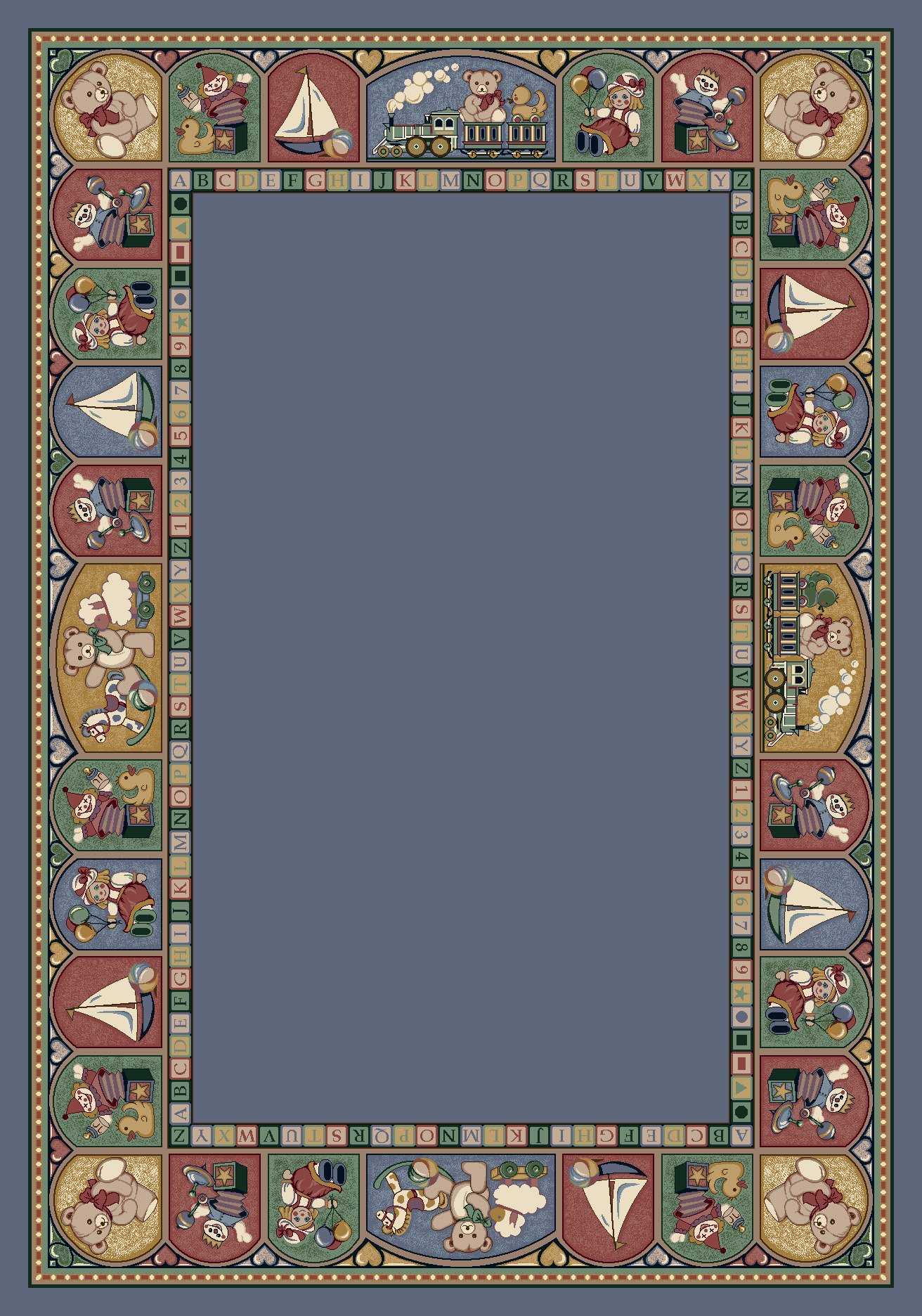 Signature Toy Parade Lapis Kids Rug - 2'8