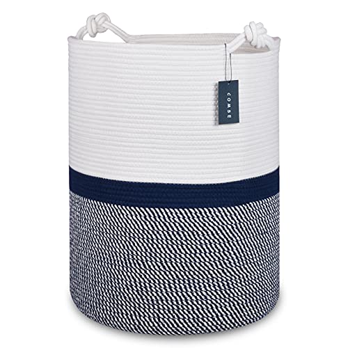 Blend White & Navy Blue