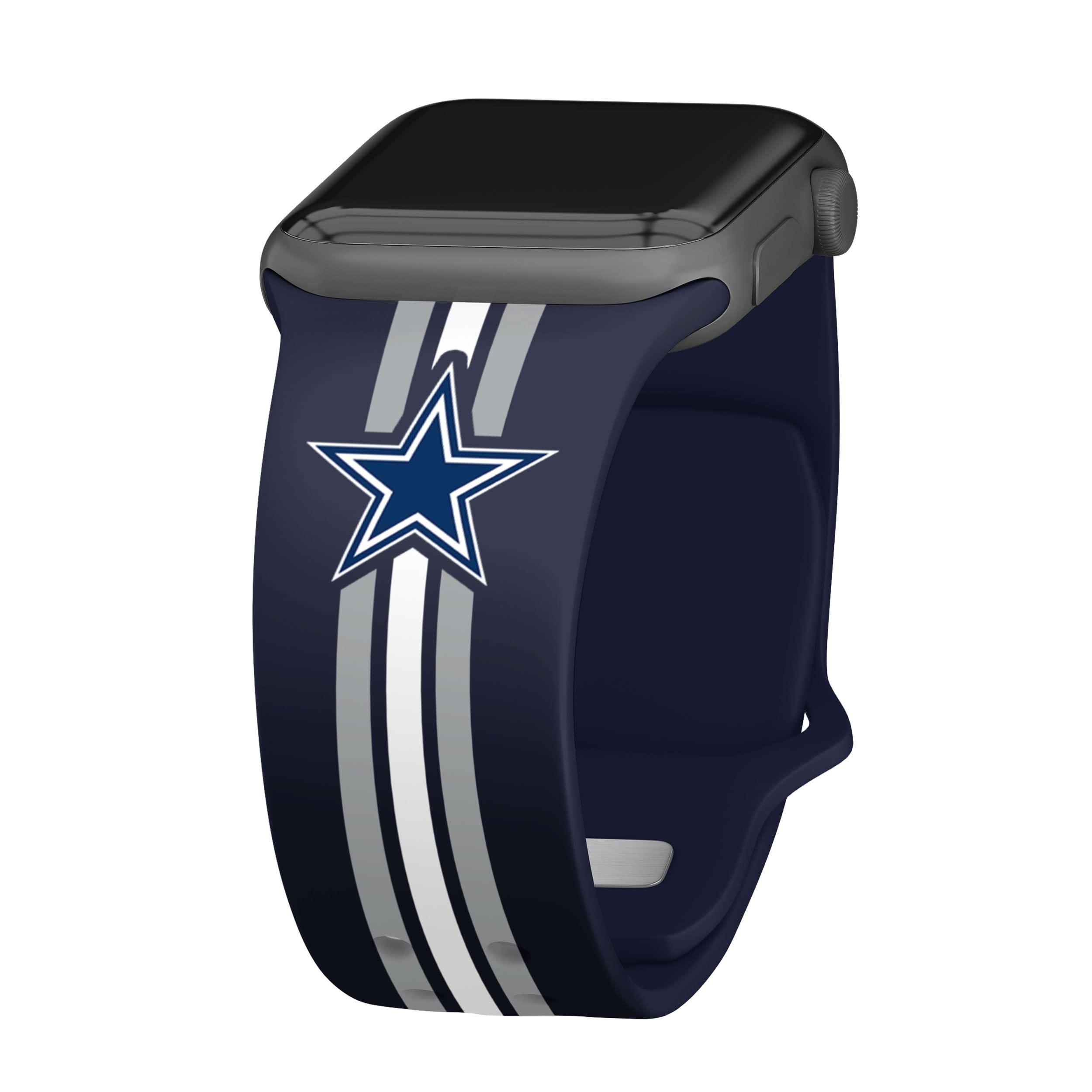 Dallas Cowboys Apple Watch Band - HD Game Time Sports Strap Compatible with All Apple Watch Models - Perfect for NFL Fans, Game Day & Casual Wear