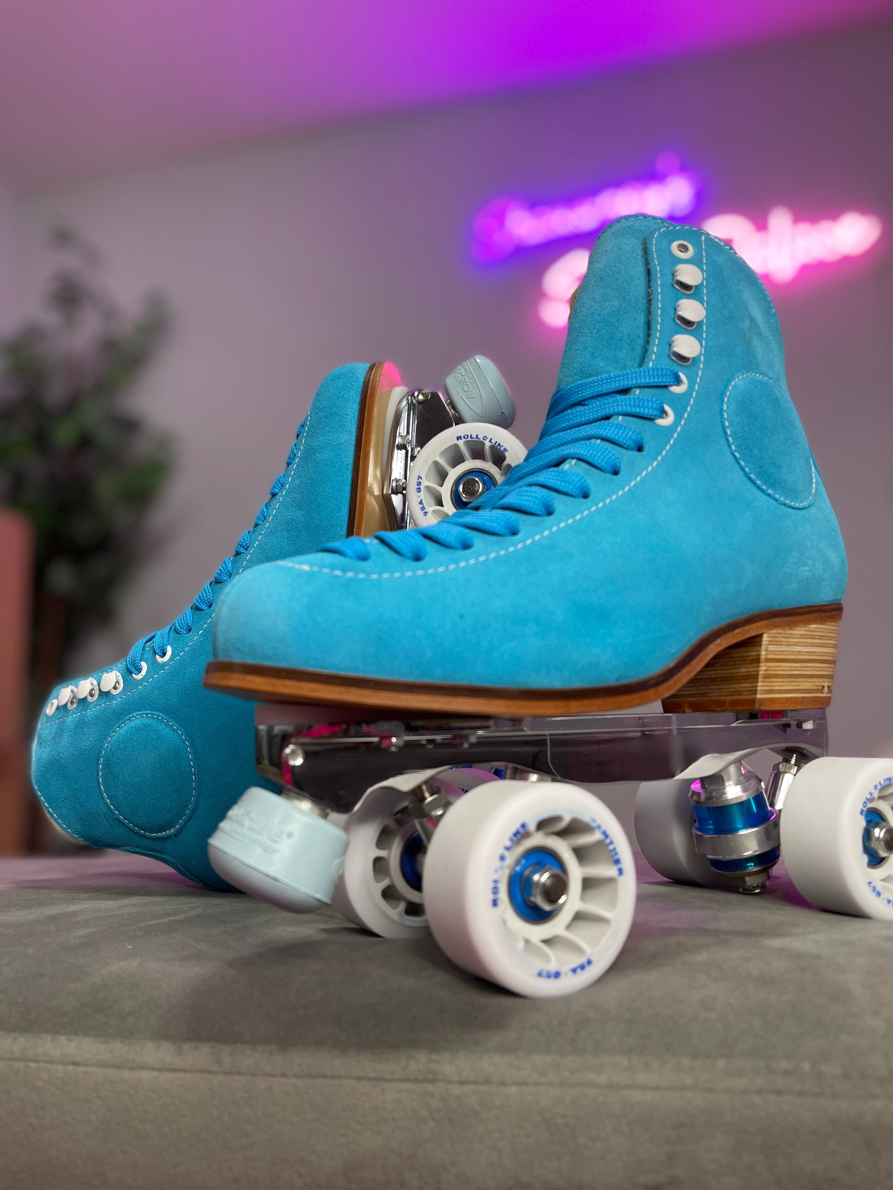 Unique Blue'd Up WIFA Street Suede Turquoise Sneakers - Stylish & Comfortable for Urban Fashion & Casual Wear
