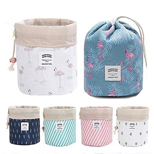 Travel Makeup Bag Organizer with Pouch & PVC Brush Bag for Women - Hanging Toiletry Storage for Travel