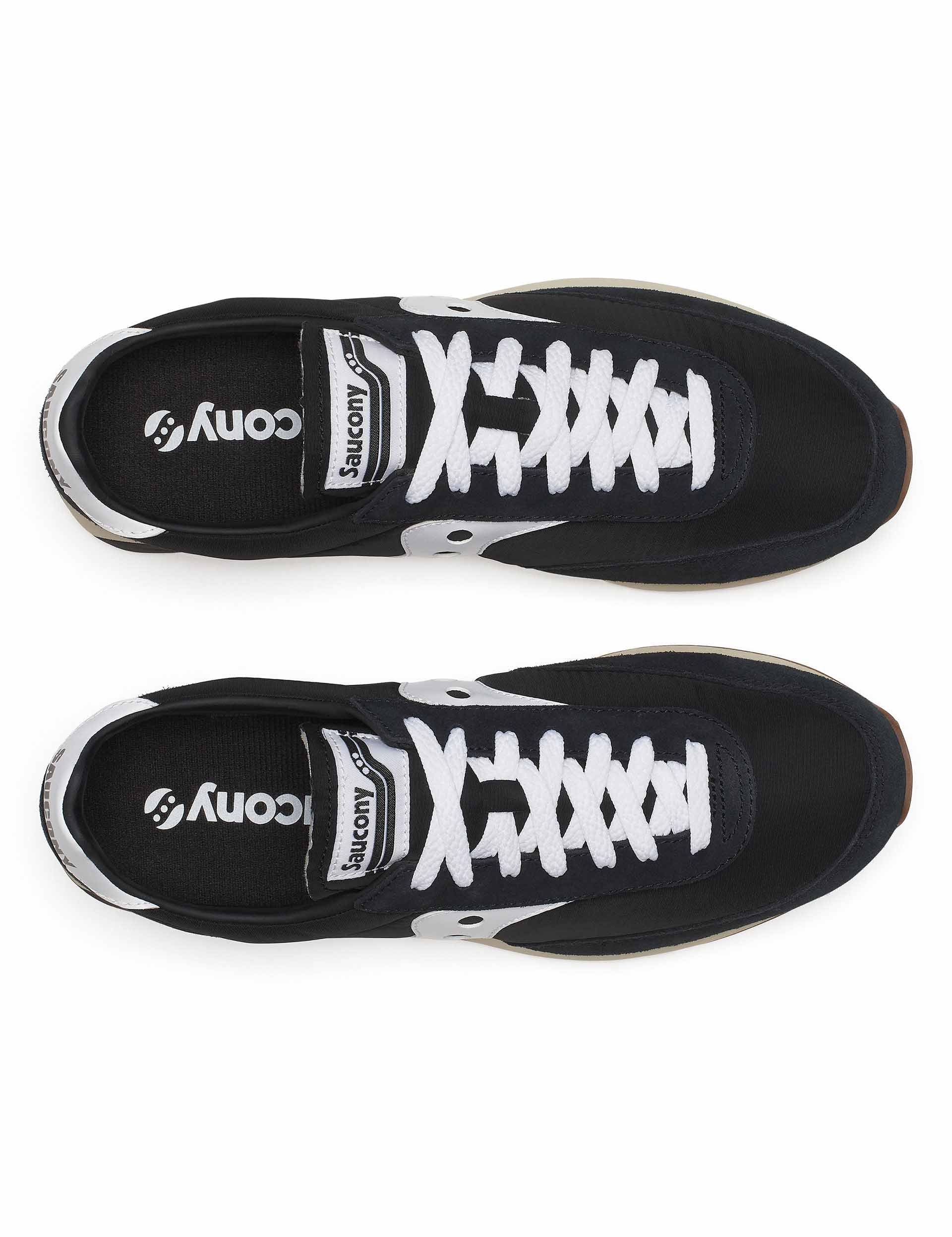 Men's Trainer 80 Running Shoes - Black/White - Lightweight & Comfortable for Jogging, Gym Workouts & Daily Wear