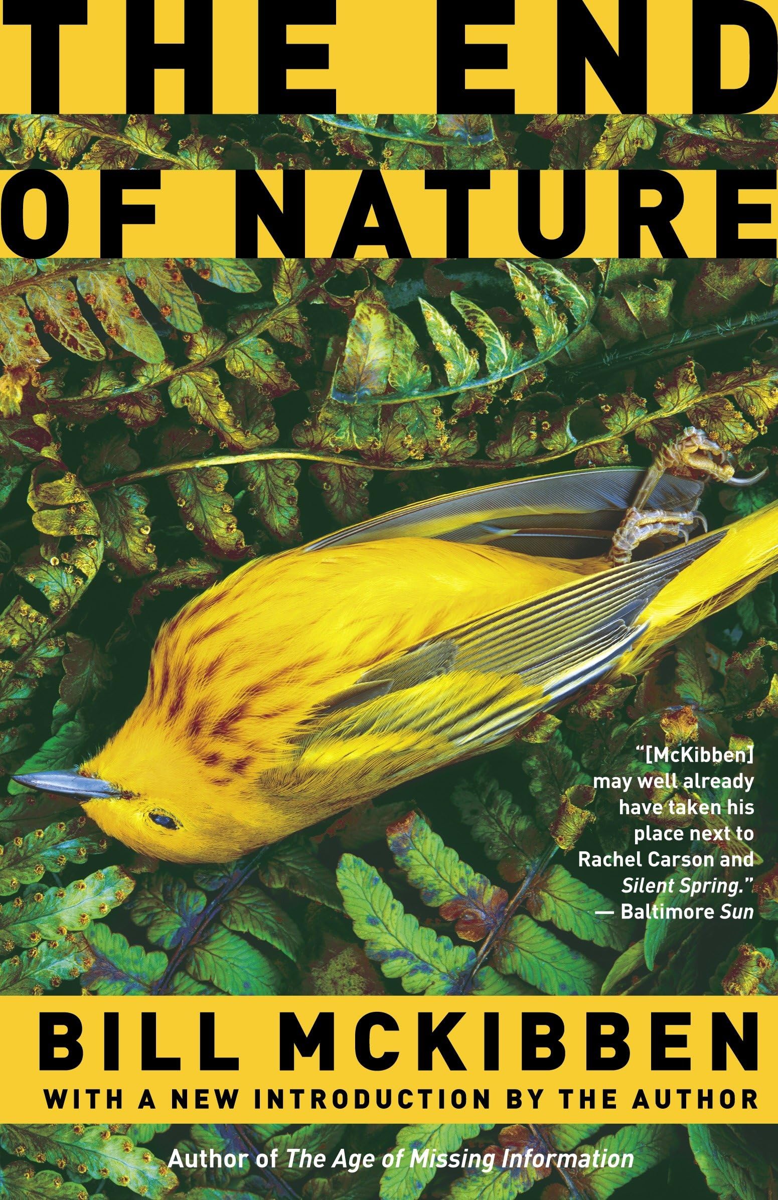 The End of Nature by Bill McKibben - Environmental Science Book on Climate Change & Human Impact | Perfect for Eco-Conscious Readers & Book Clubs