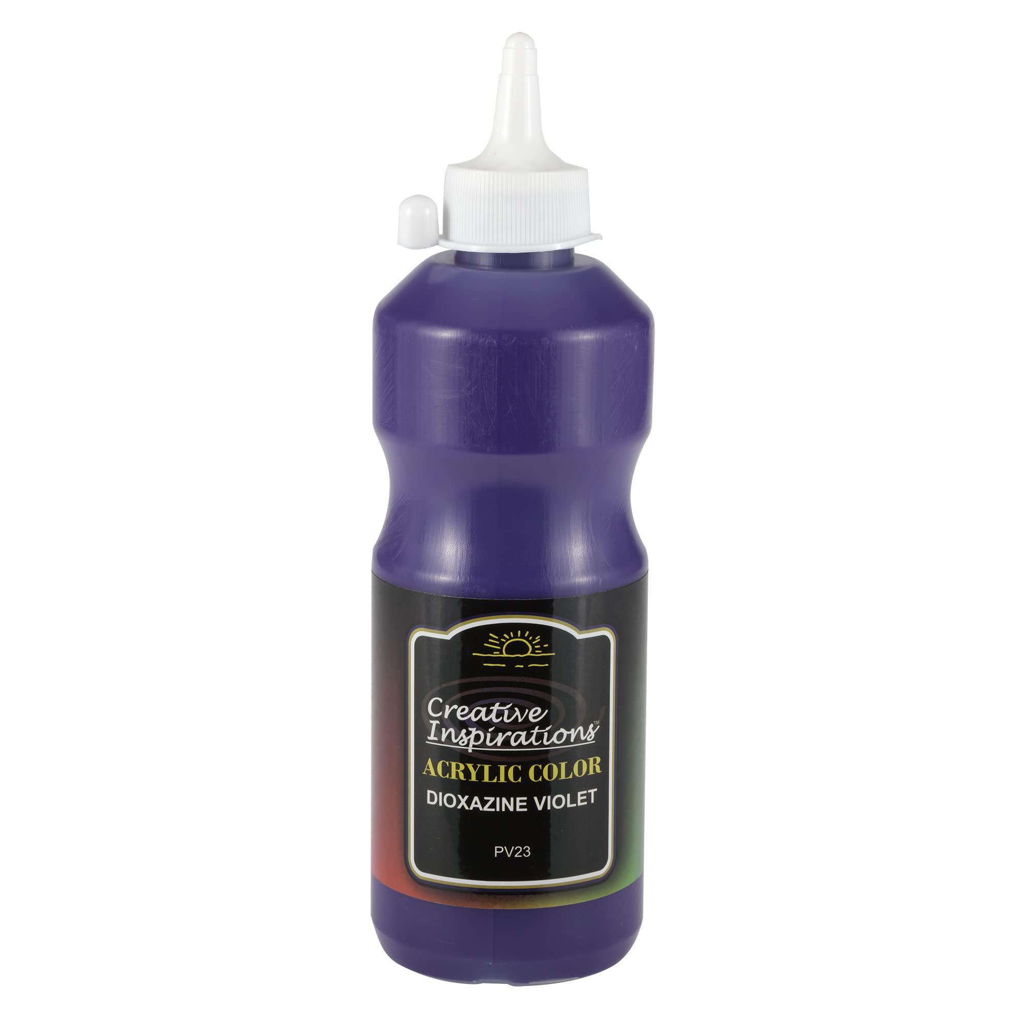 Dioxazine Violet Acrylic Paint - 500mL (2 Pack) - Smooth & Creamy Consistency, Vibrant Pigmentation, High Coverage for Artists & Hobbyists - Easy Cleanup with Soap & Water - Perfect for Canvas Painting, DIY Crafts & Home Decor Projects