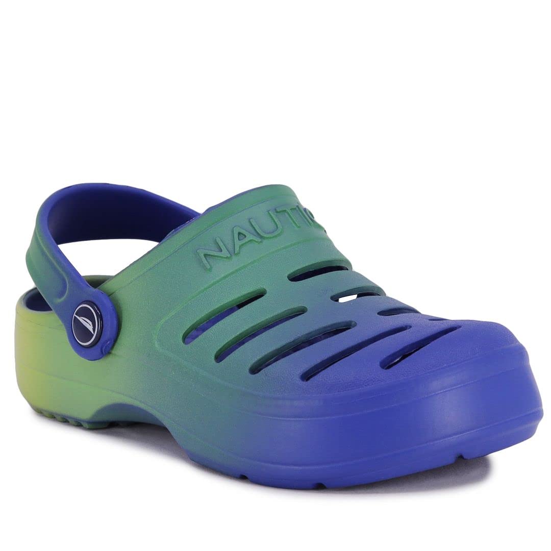 Nautica Kids Sports Clogs Sandals - Athletic Beach Water Shoes for Boys & Girls (Toddler/Little Kid/Big Kid) | Comfortable & Durable for Swimming, Beach Play & Outdoor Activities