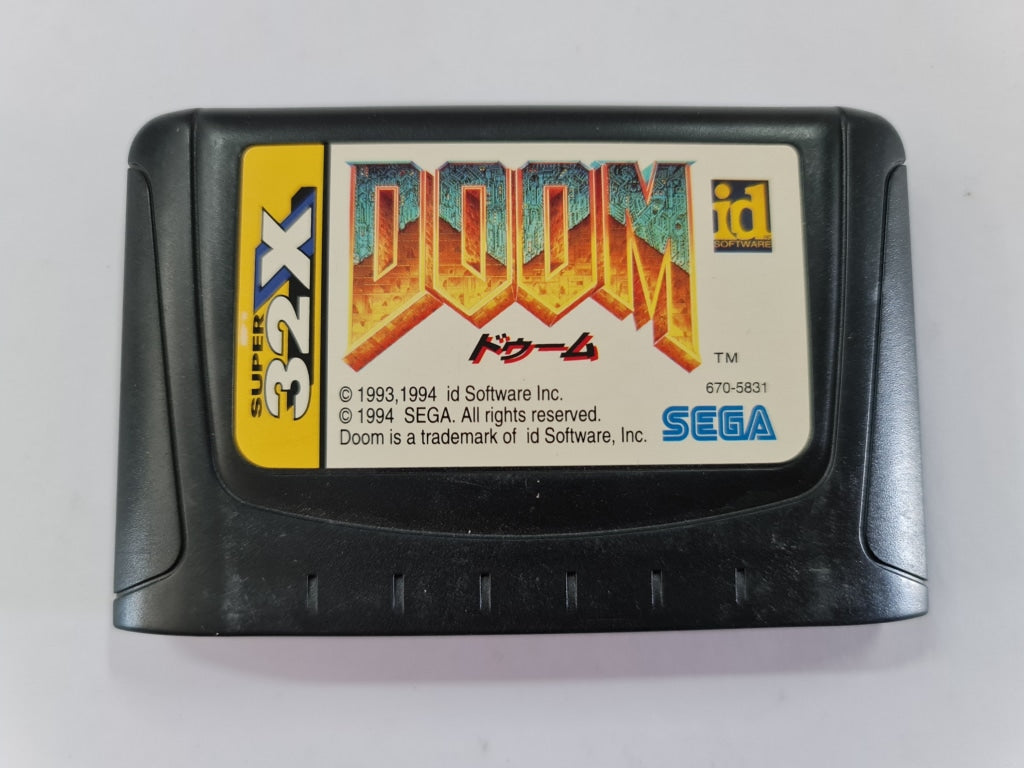 Doom Classic Video Game NTSC J Cartridge for Super Nintendo (SNES) - Retro Gaming, Collectible, Perfect for Nostalgic Gamers and Vintage Console Enthusiasts