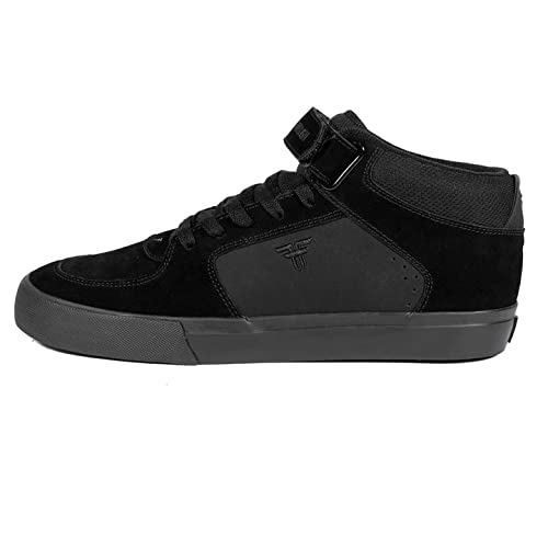 Fallen Men's Tremont Mid Black Skate Shoes - High Top Sneakers for Skateboarding & Streetwear Fashion