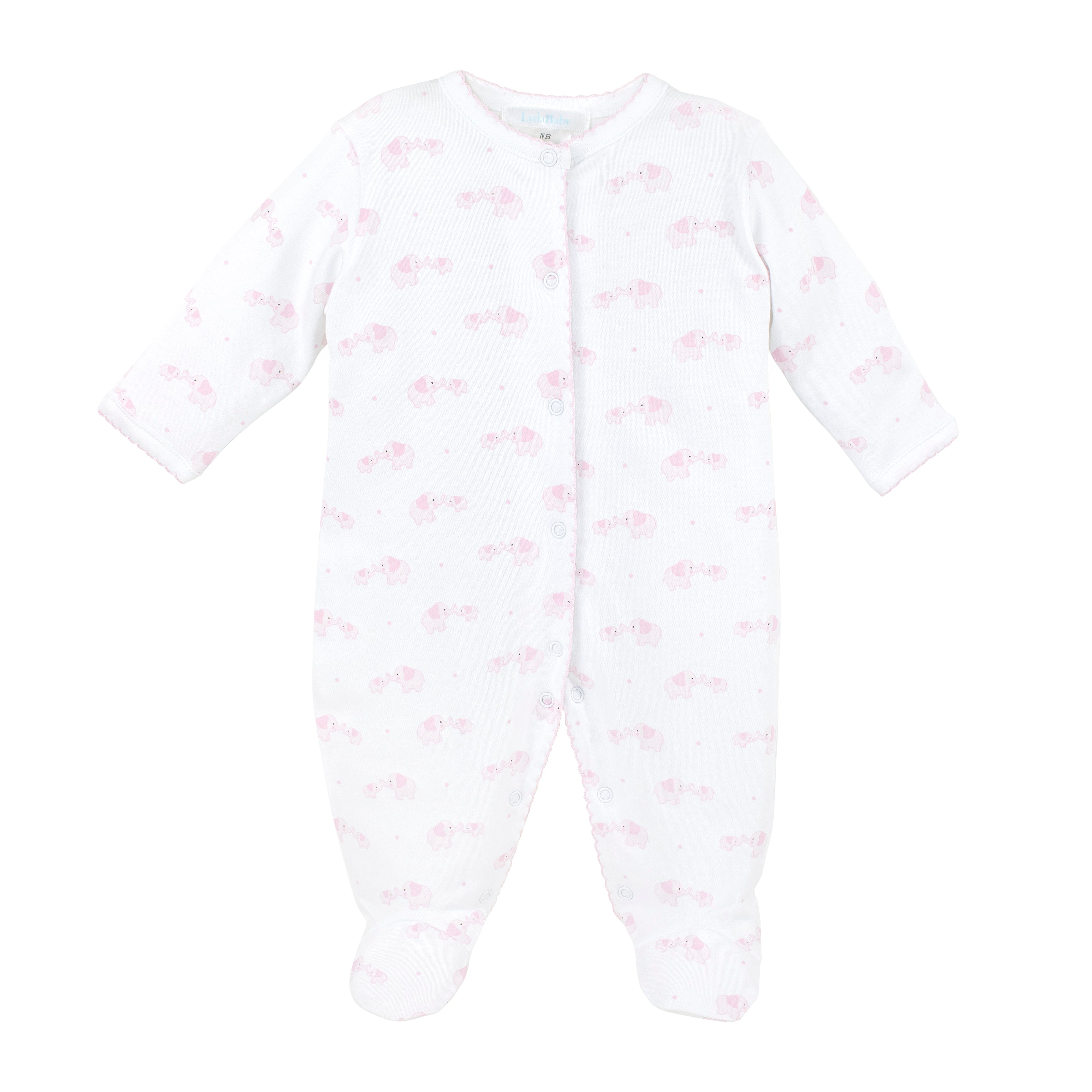 Adorable Printed Footie Pajamas for Baby Girls - Soft & Comfortable Sleepwear for Infants & Toddlers - Perfect for Nursery, Bedtime & Playtime