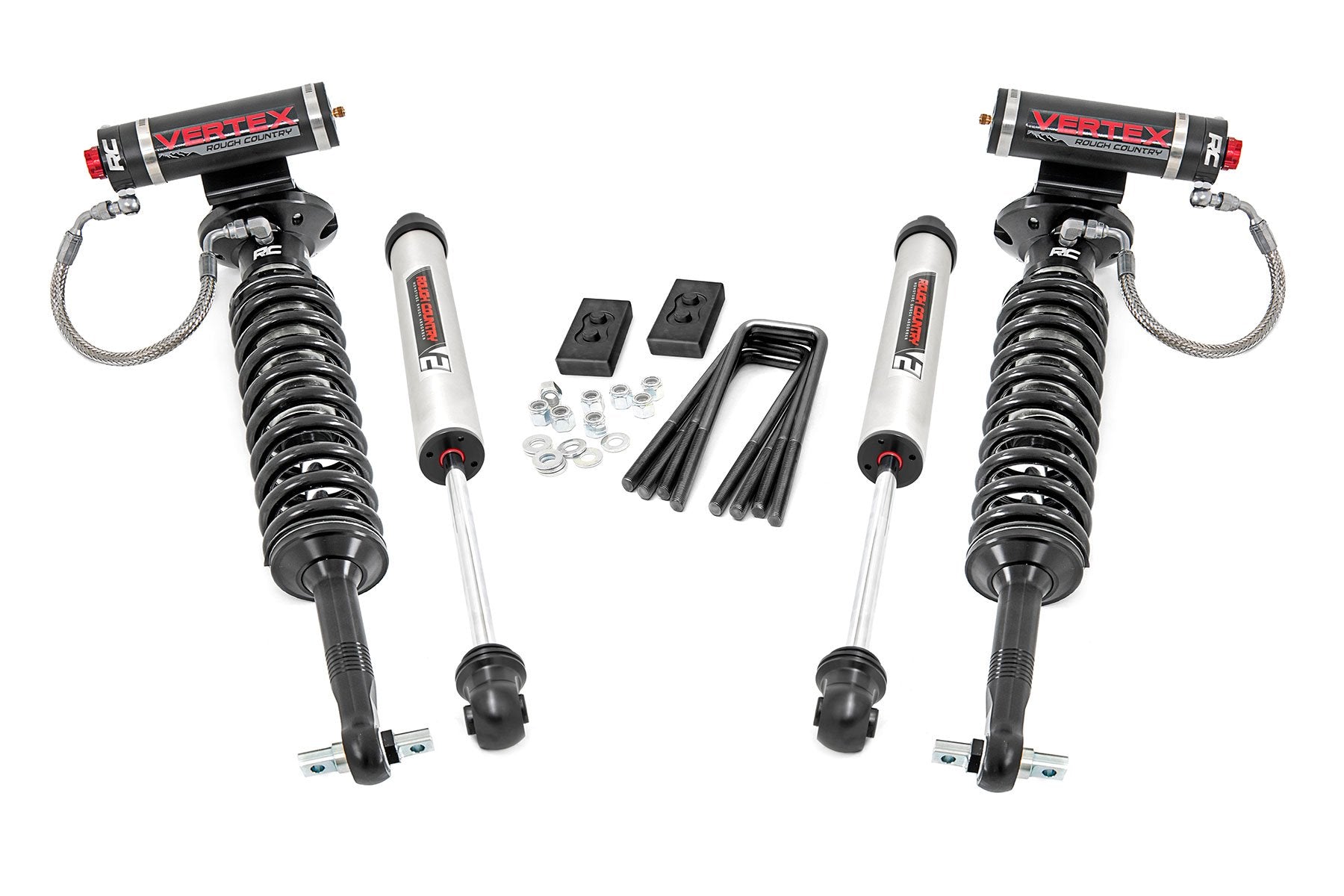 2 Inch Lift Kit for Ford F-150 4WD (2014-2020) - Vertex/V2 Series - Heavy Duty Suspension Upgrade - Part #56957 | Off-Roading, Truck Customization & Improved Ground Clearance
