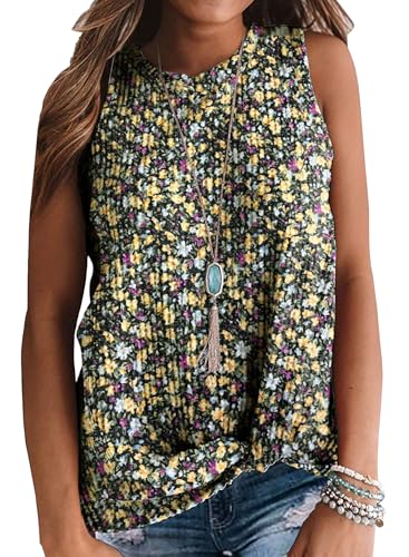 Fp-black Yellow Floral